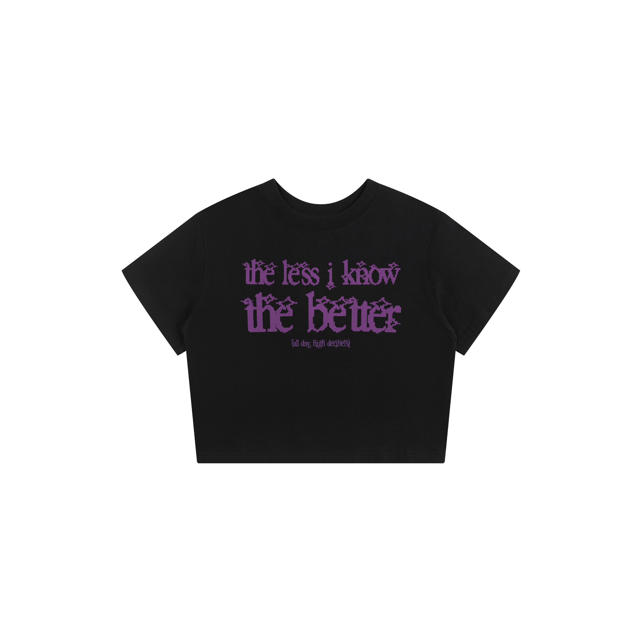 less i know the better baby tee