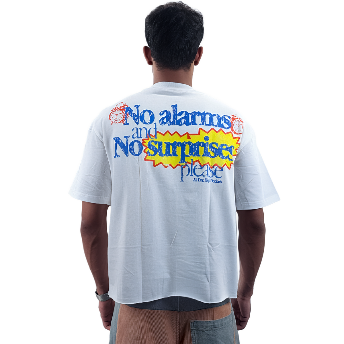 no surprises cropped tee