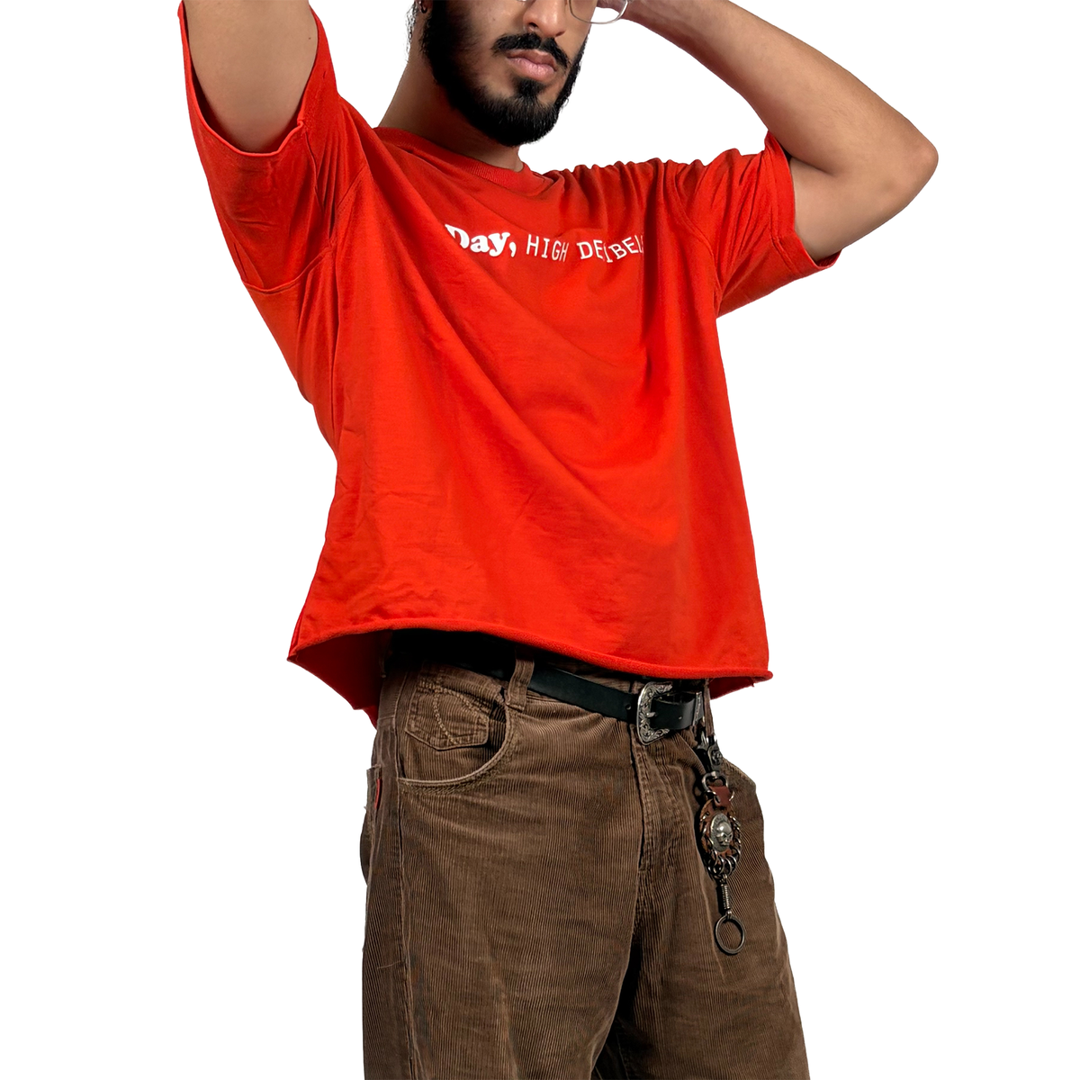 channel adhd cropped tee