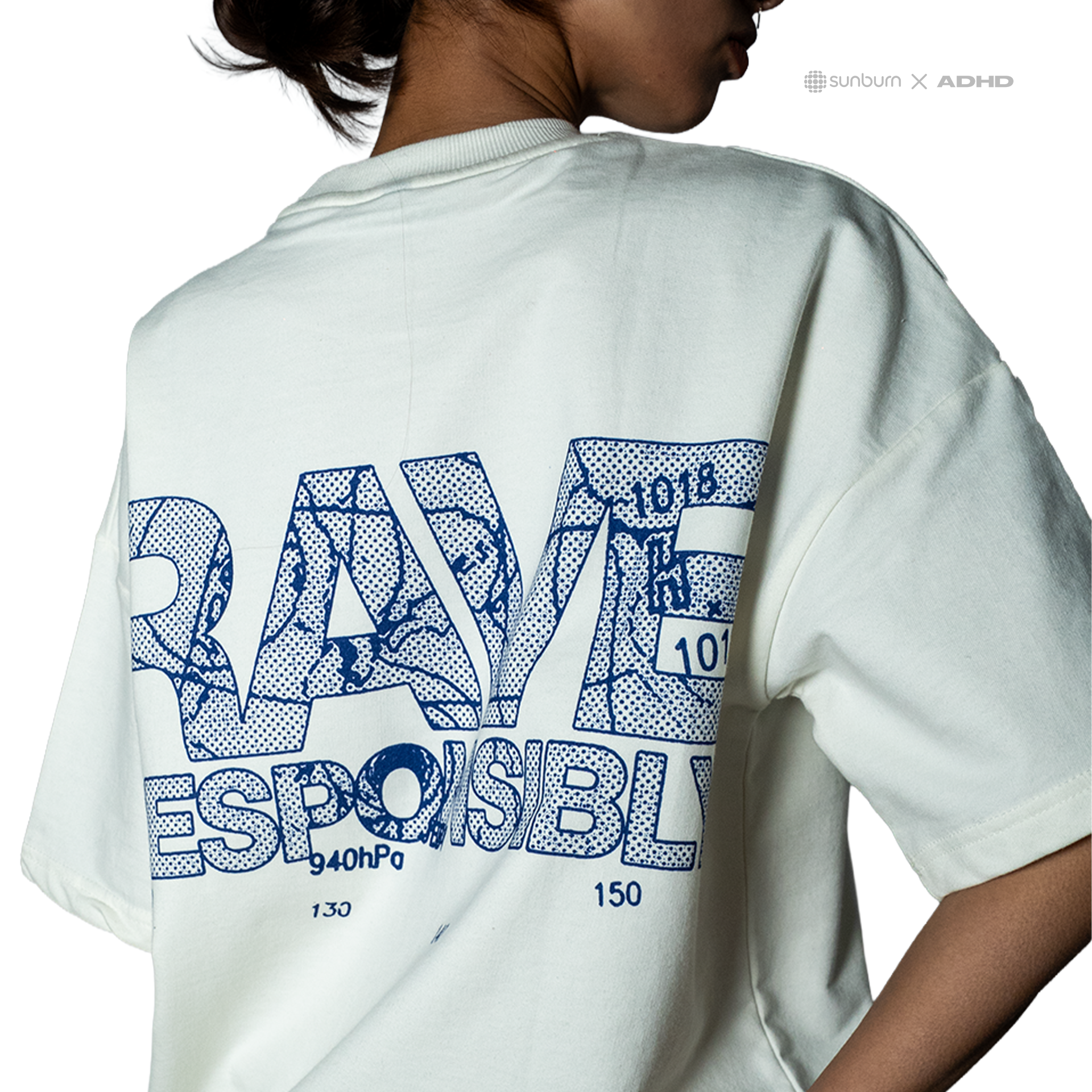 rave responsibly oversized tee