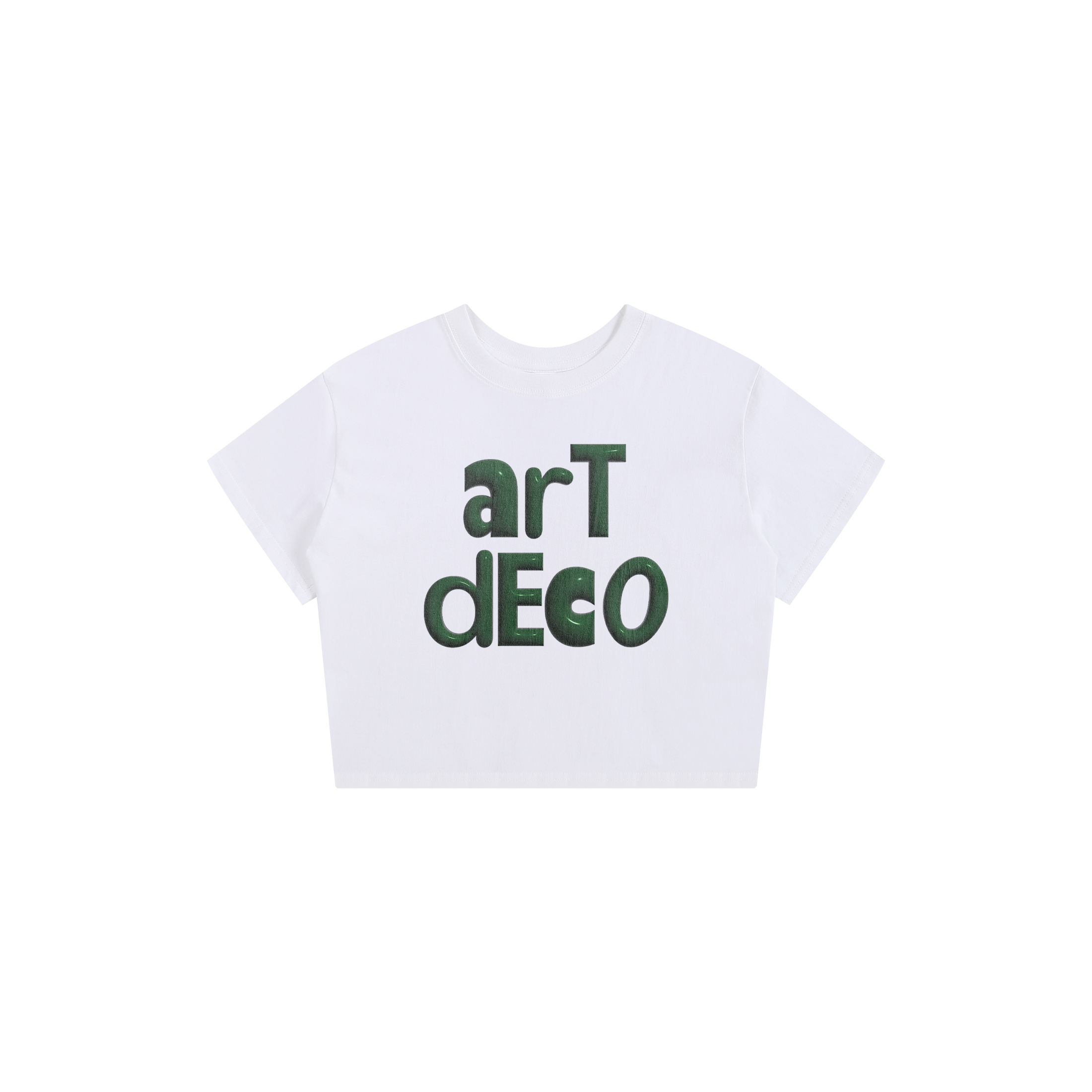 art deco baby tee