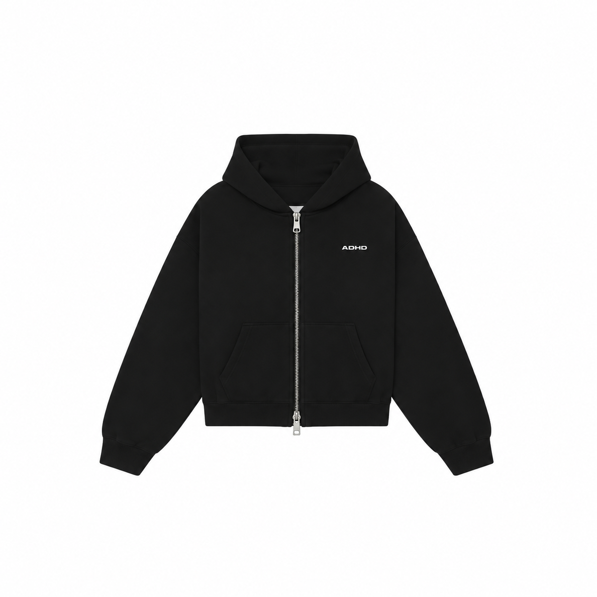 love yourz boxy zip-up hoodie