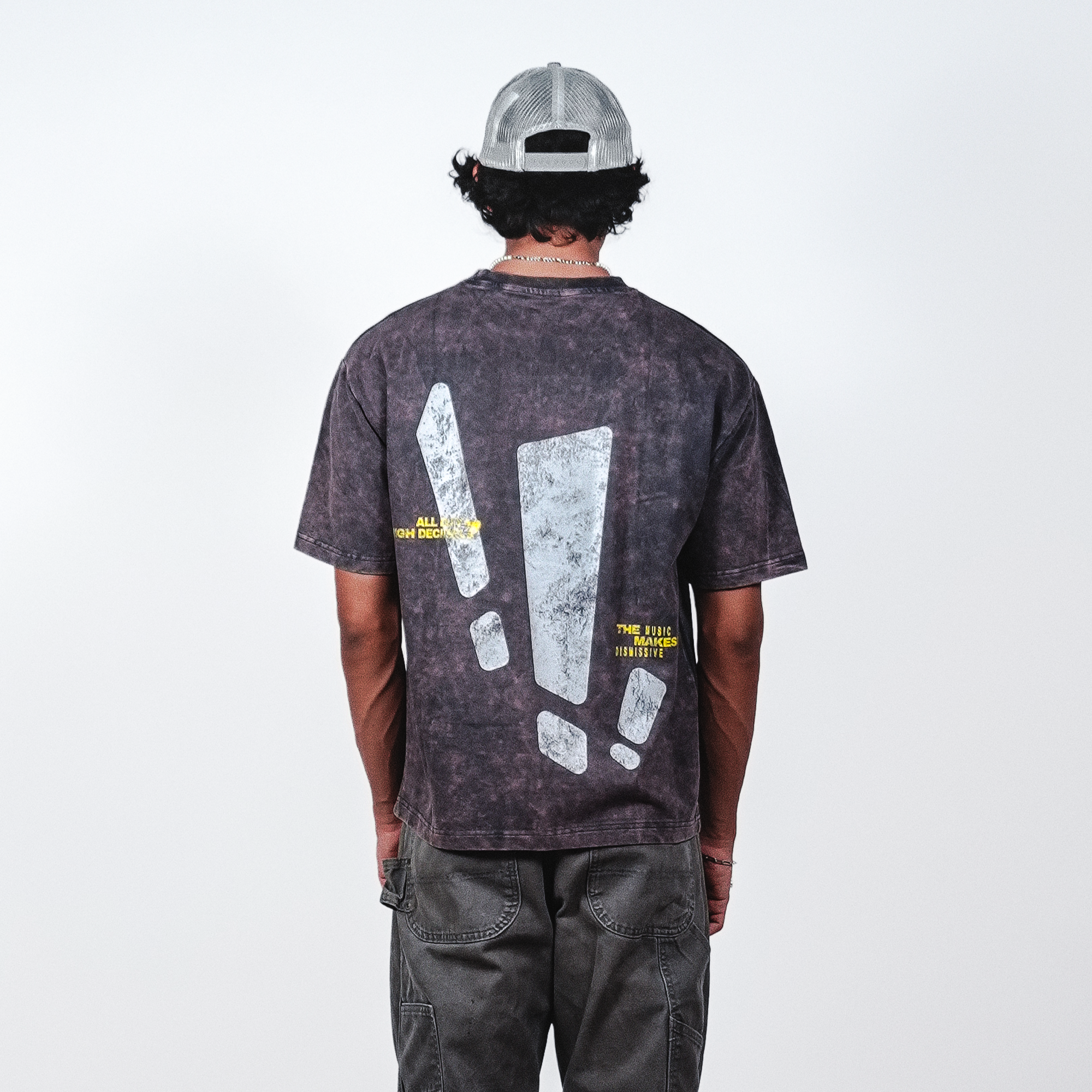 experimental rap washed oversized tee