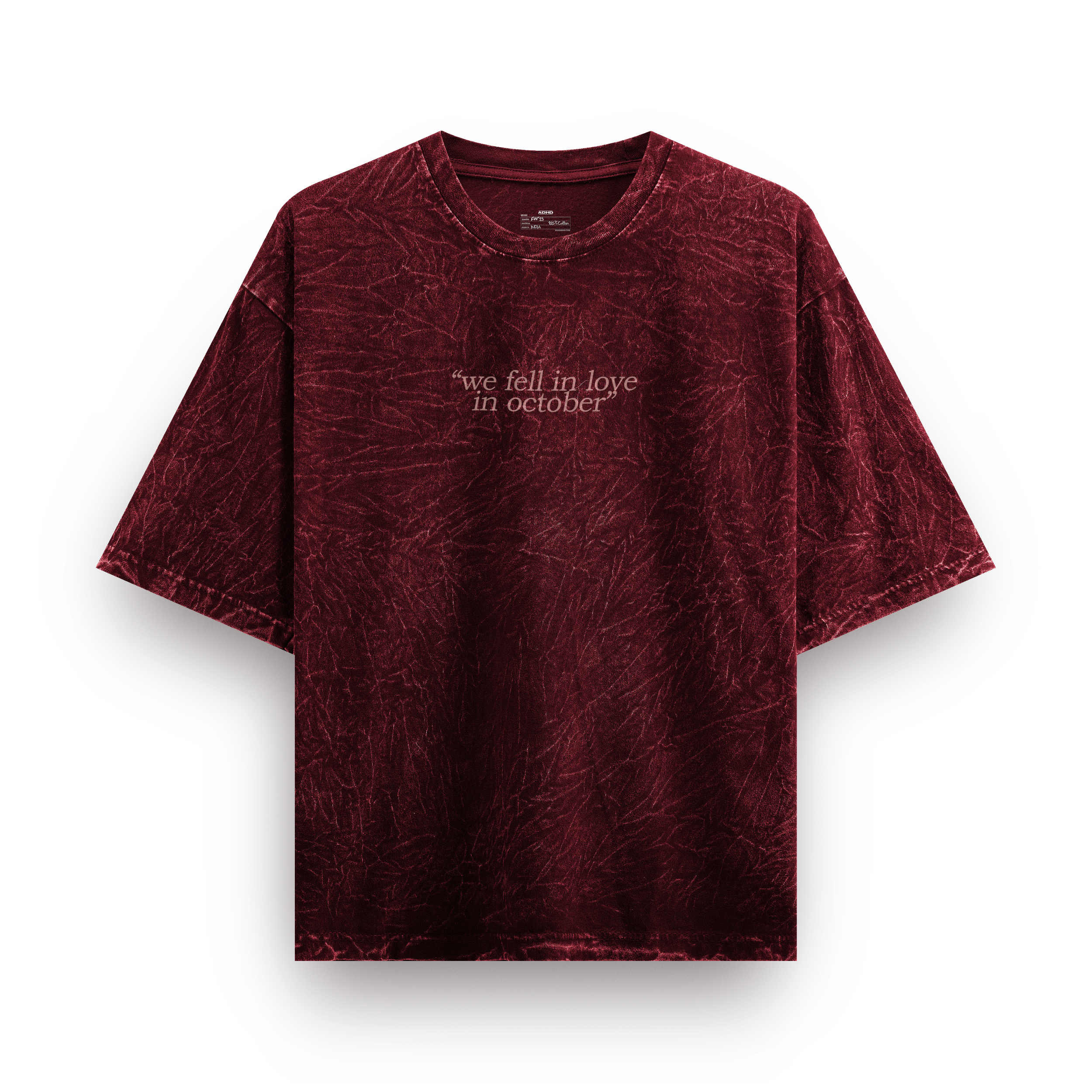 fell in love in oct v2 washed oversized tee