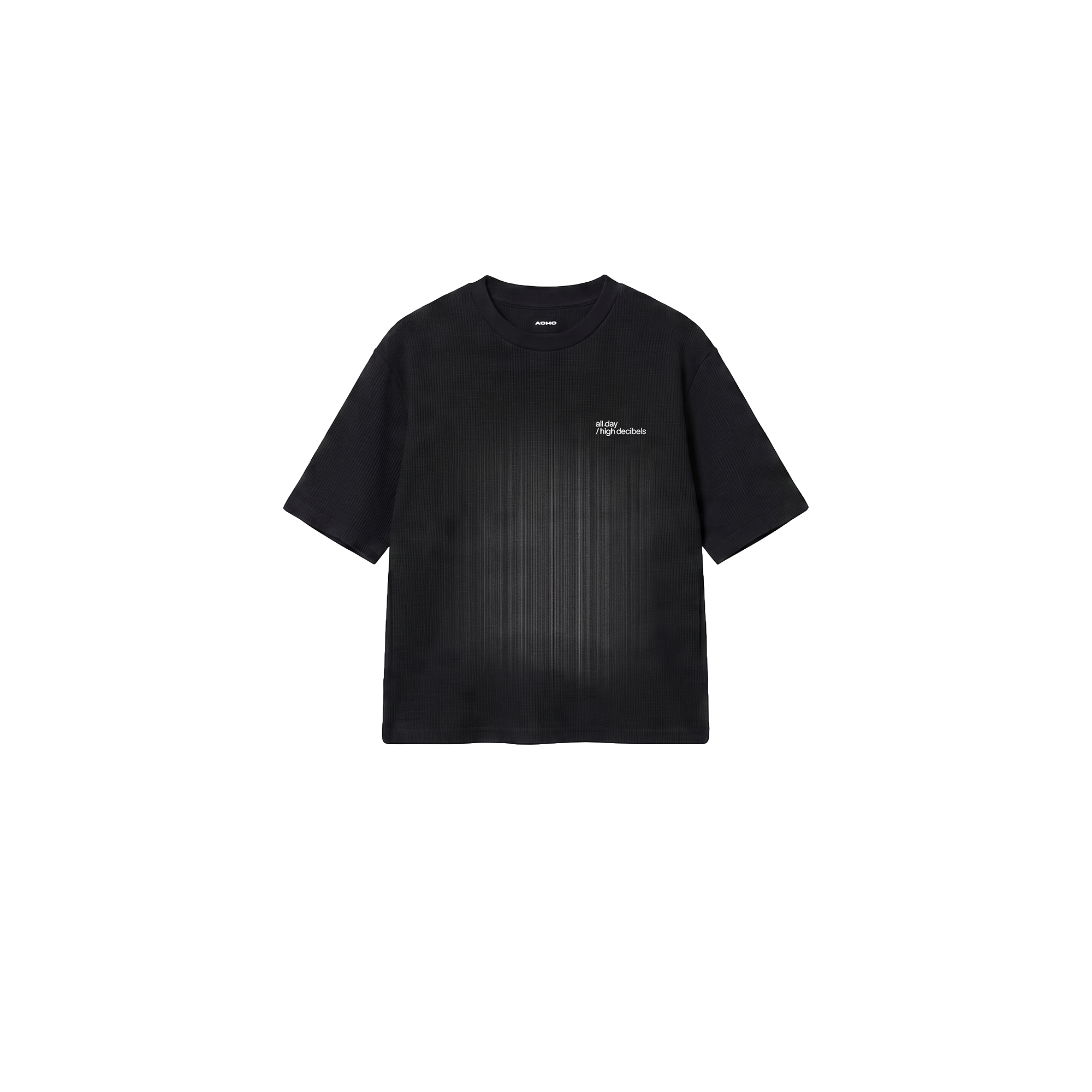 music money fashion waffle boxy tee