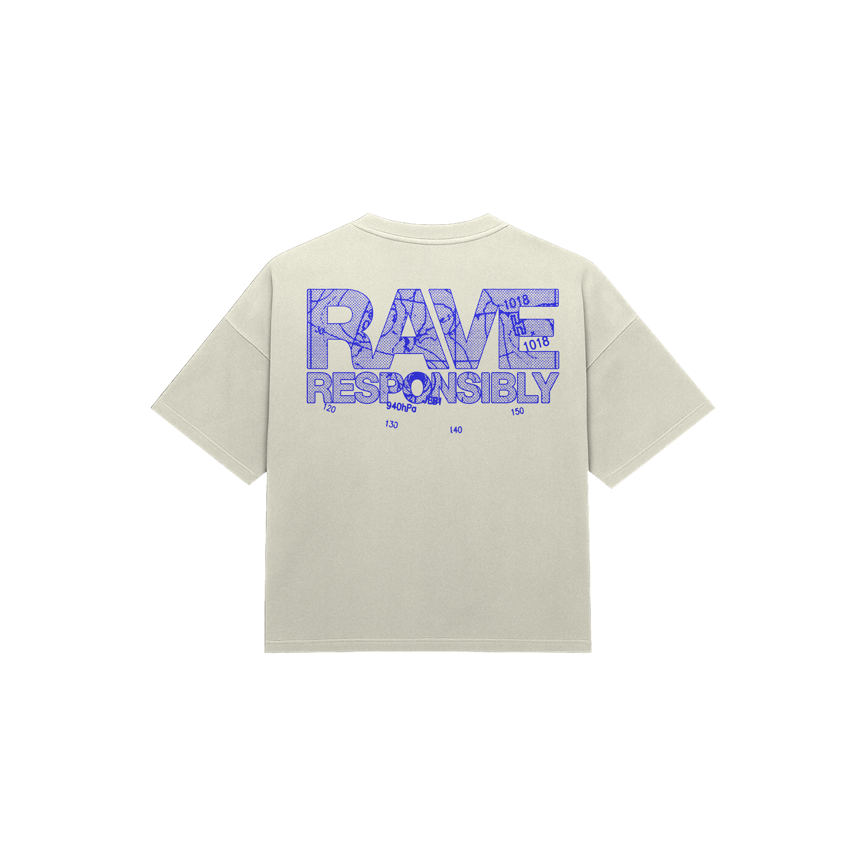 rave responsibly oversized tee
