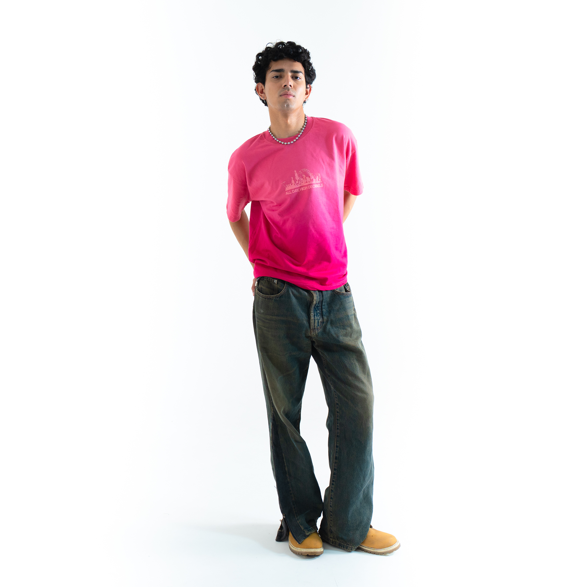 chicago sunfade boxy tee