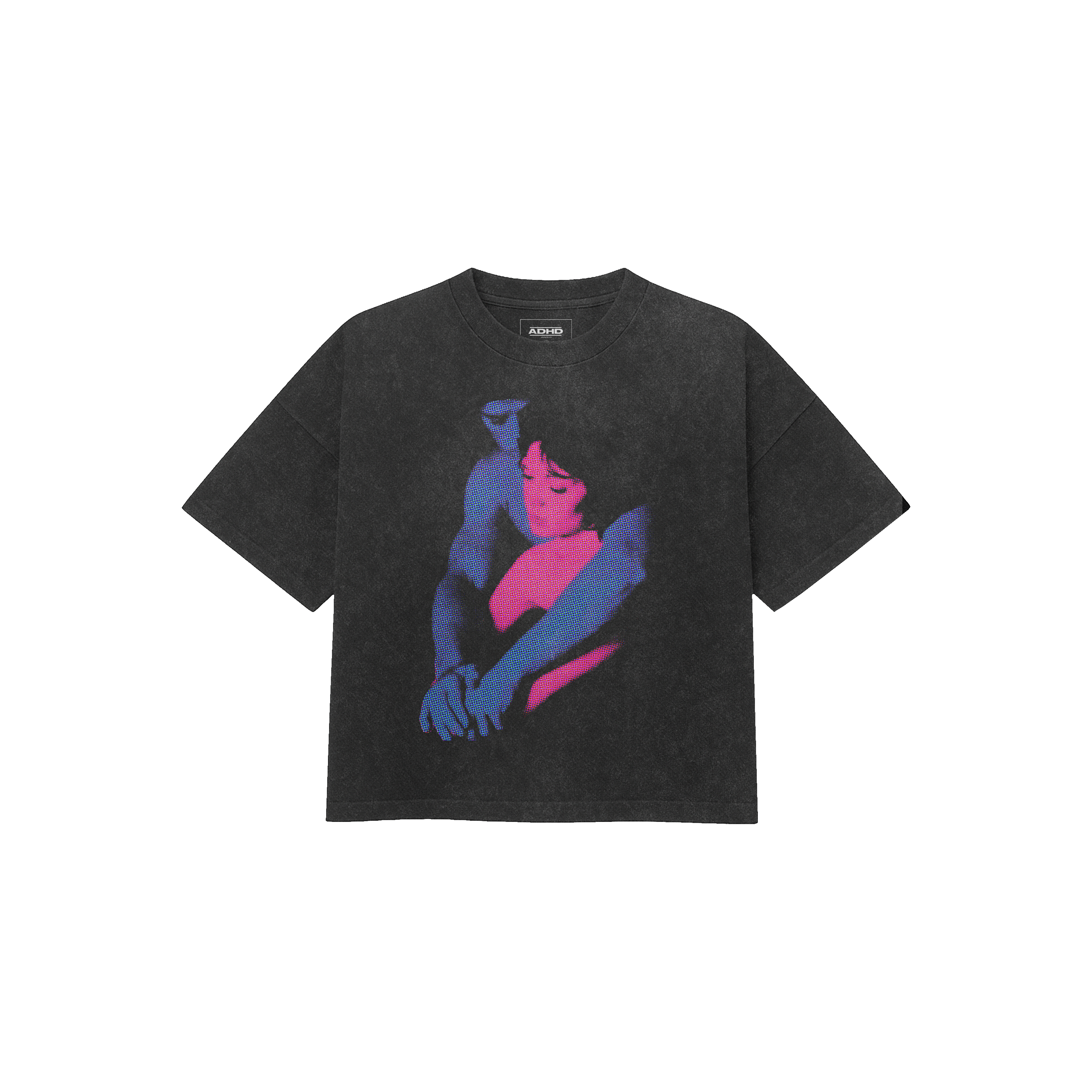 who really cares? washed v4 oversized tee