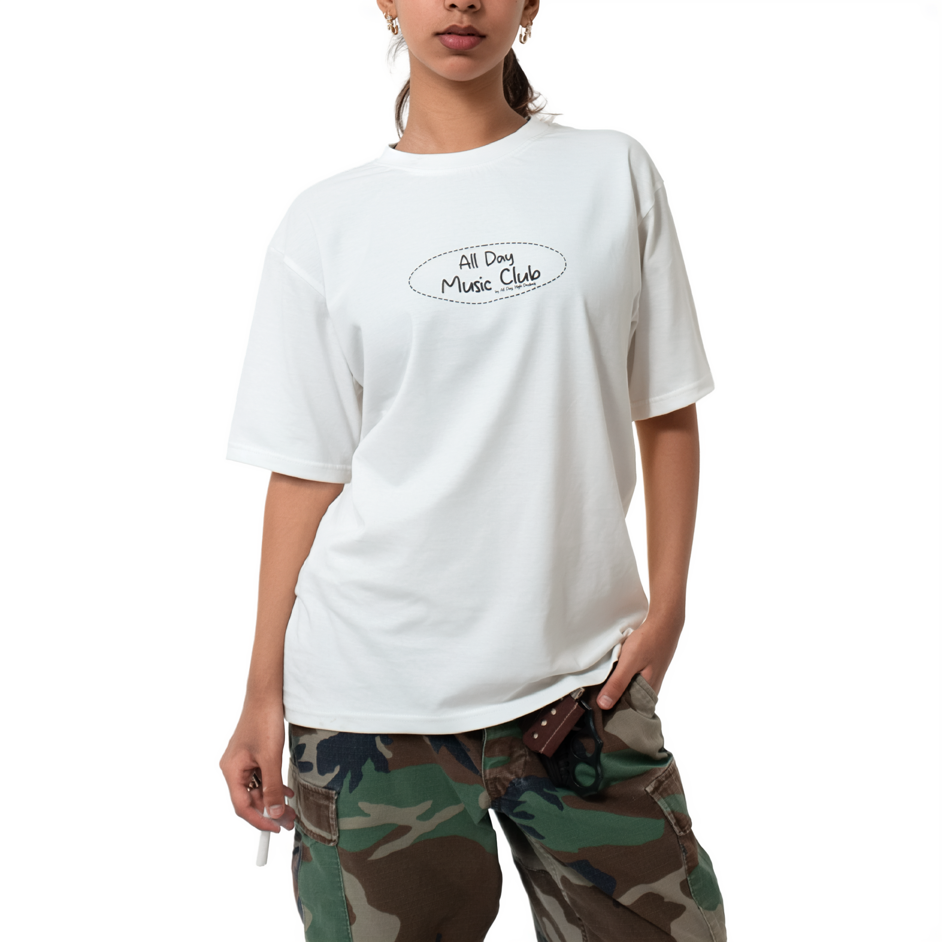 concert rules oversized tee