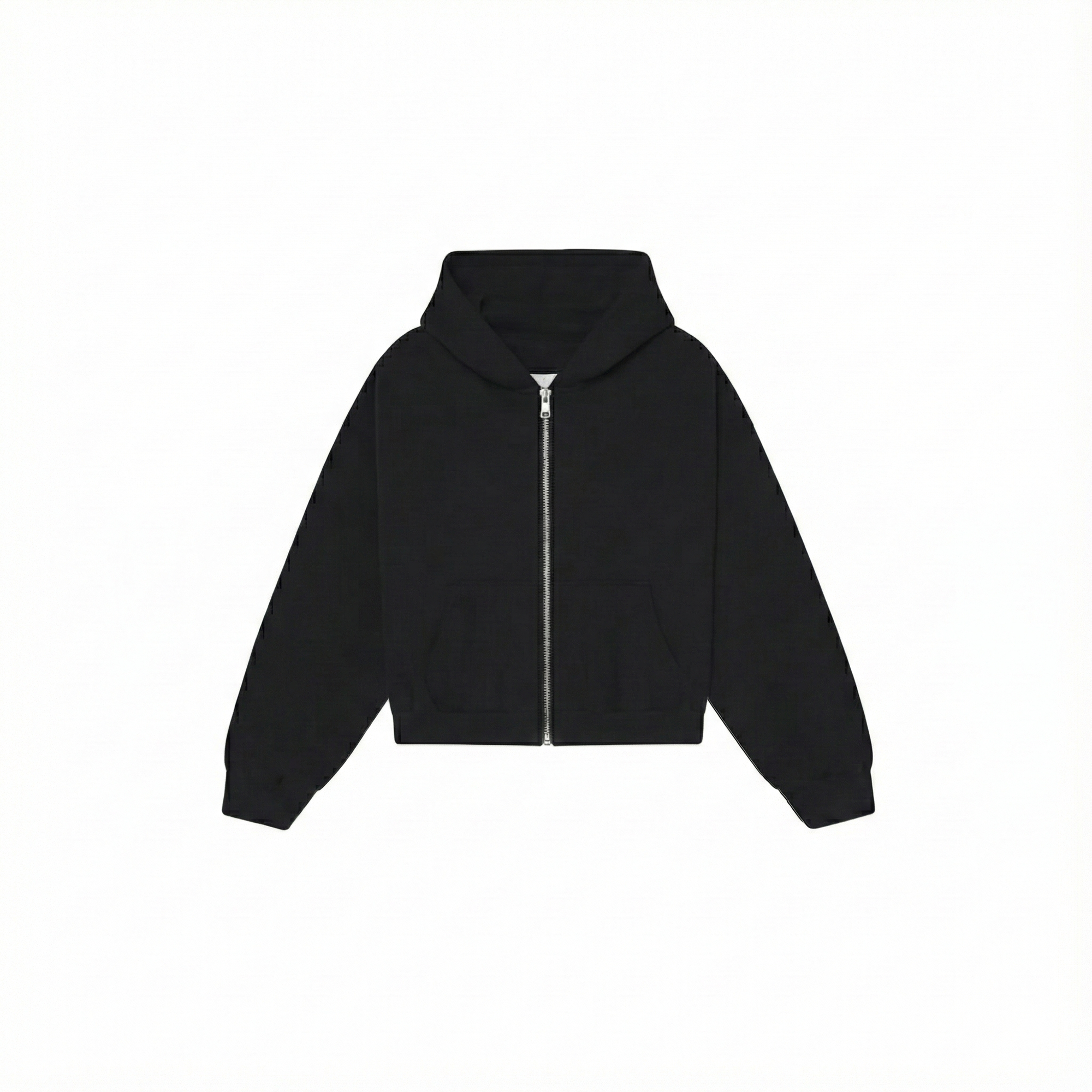 essential oversized zip-up hoodie