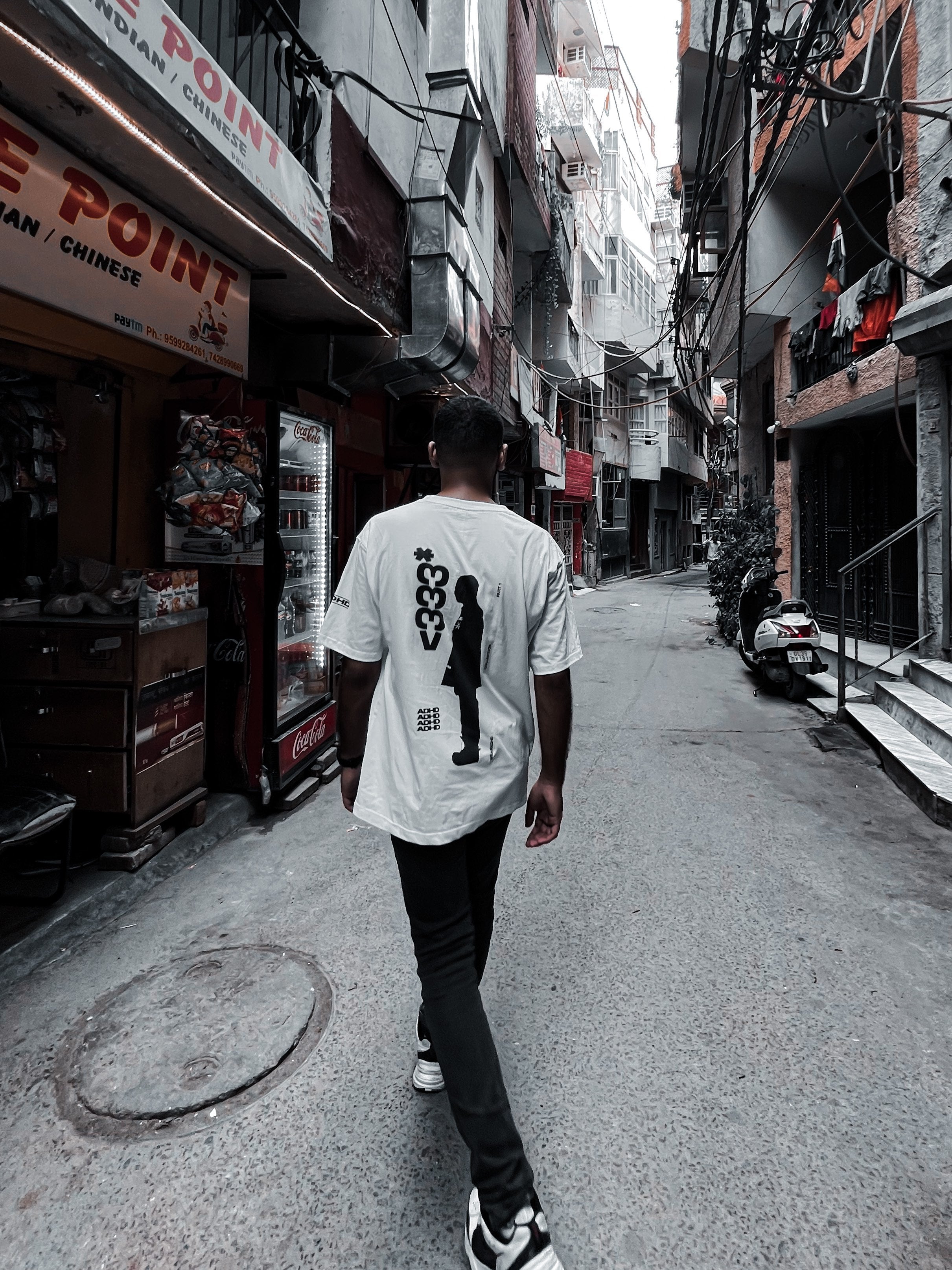 narcissist oversized tee