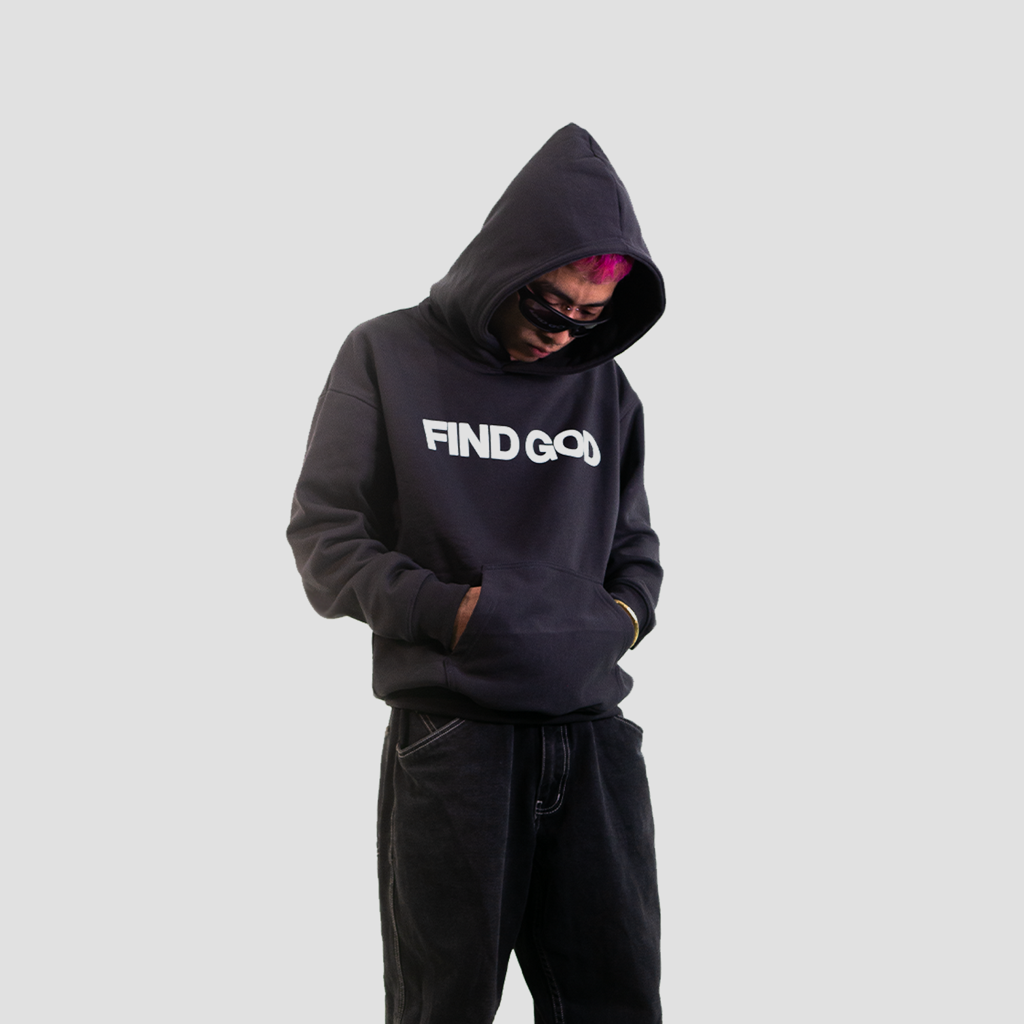 find god heavyweight oversized hoodie