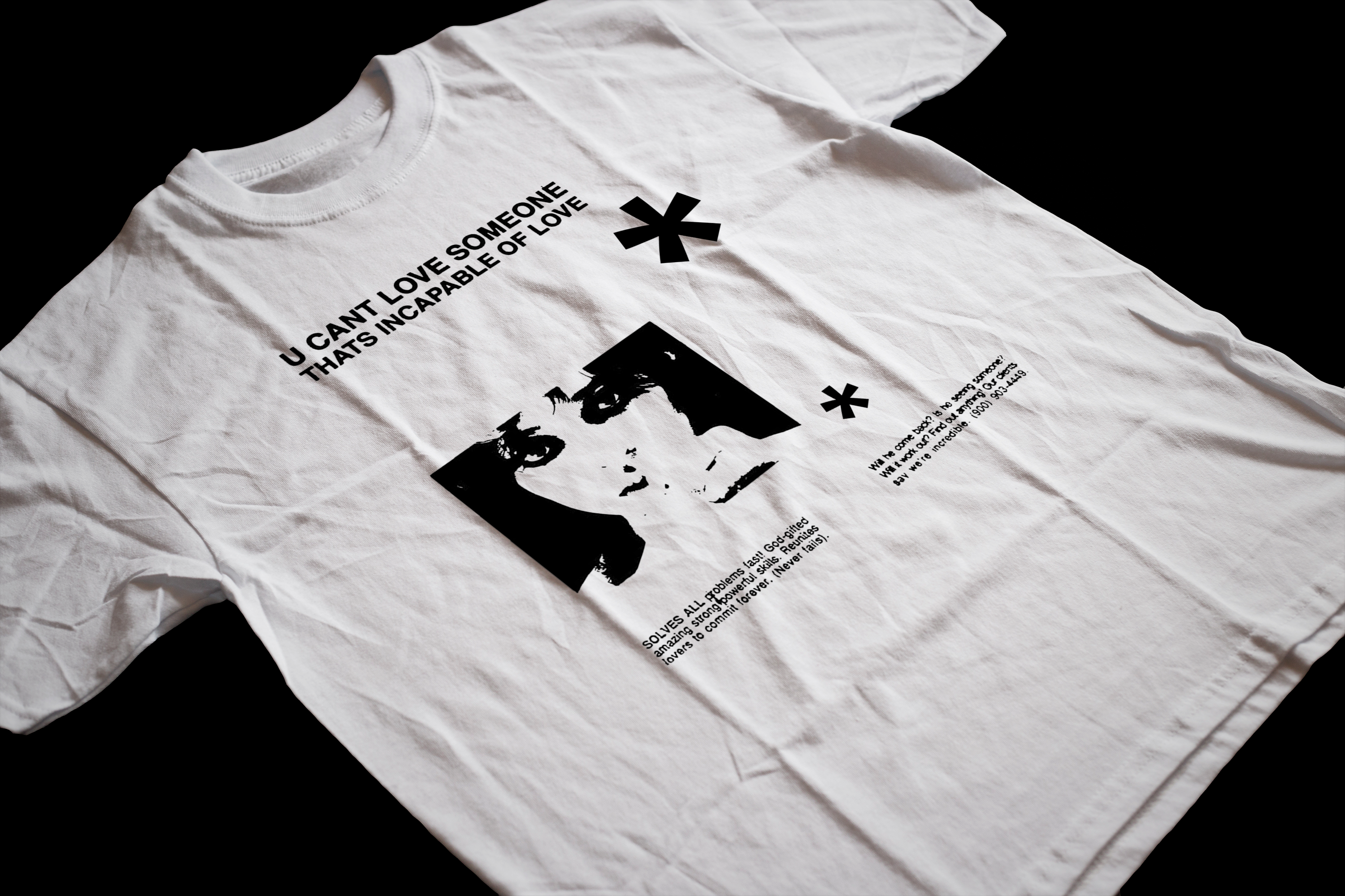 narcissist oversized tee