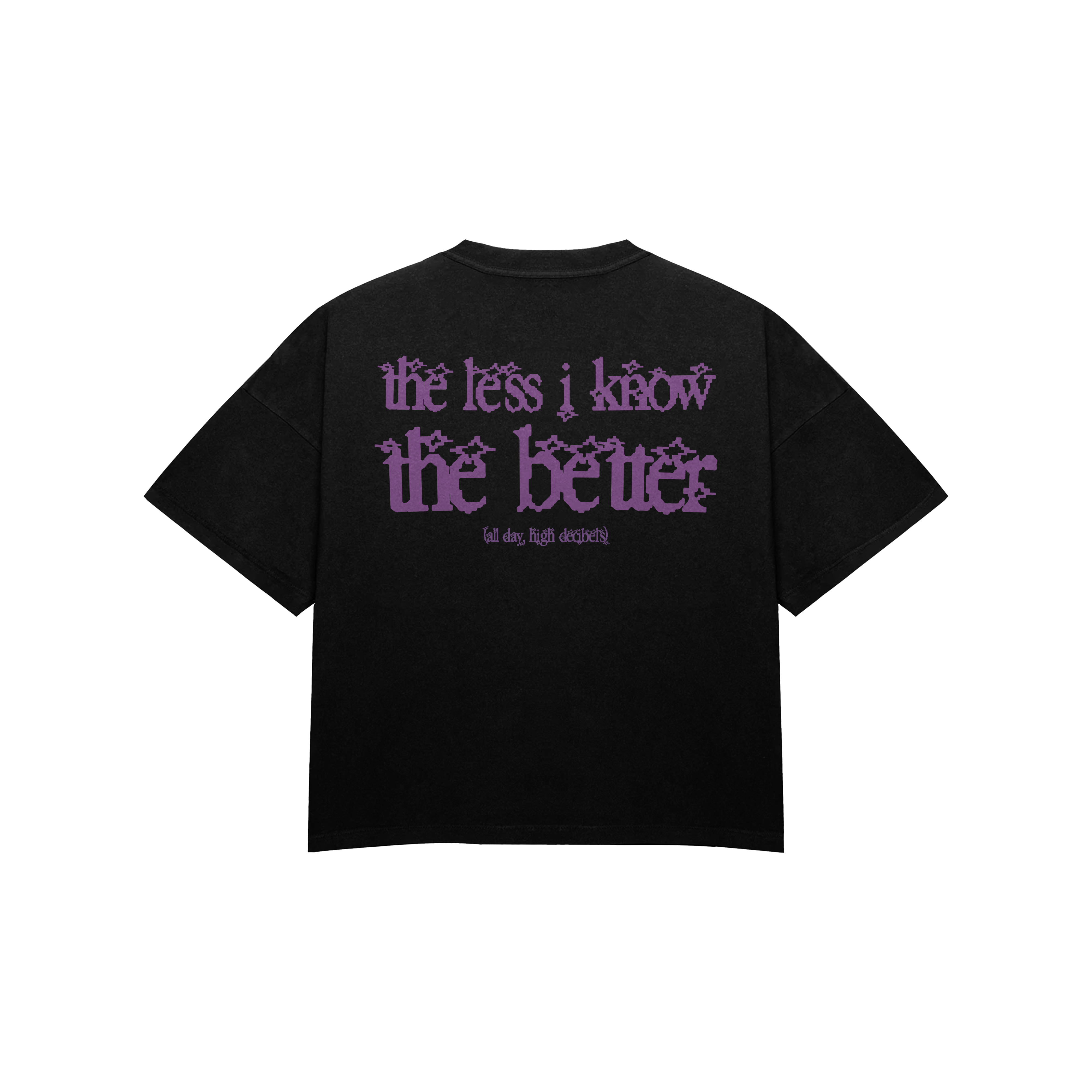 the less i know the better oversized tee