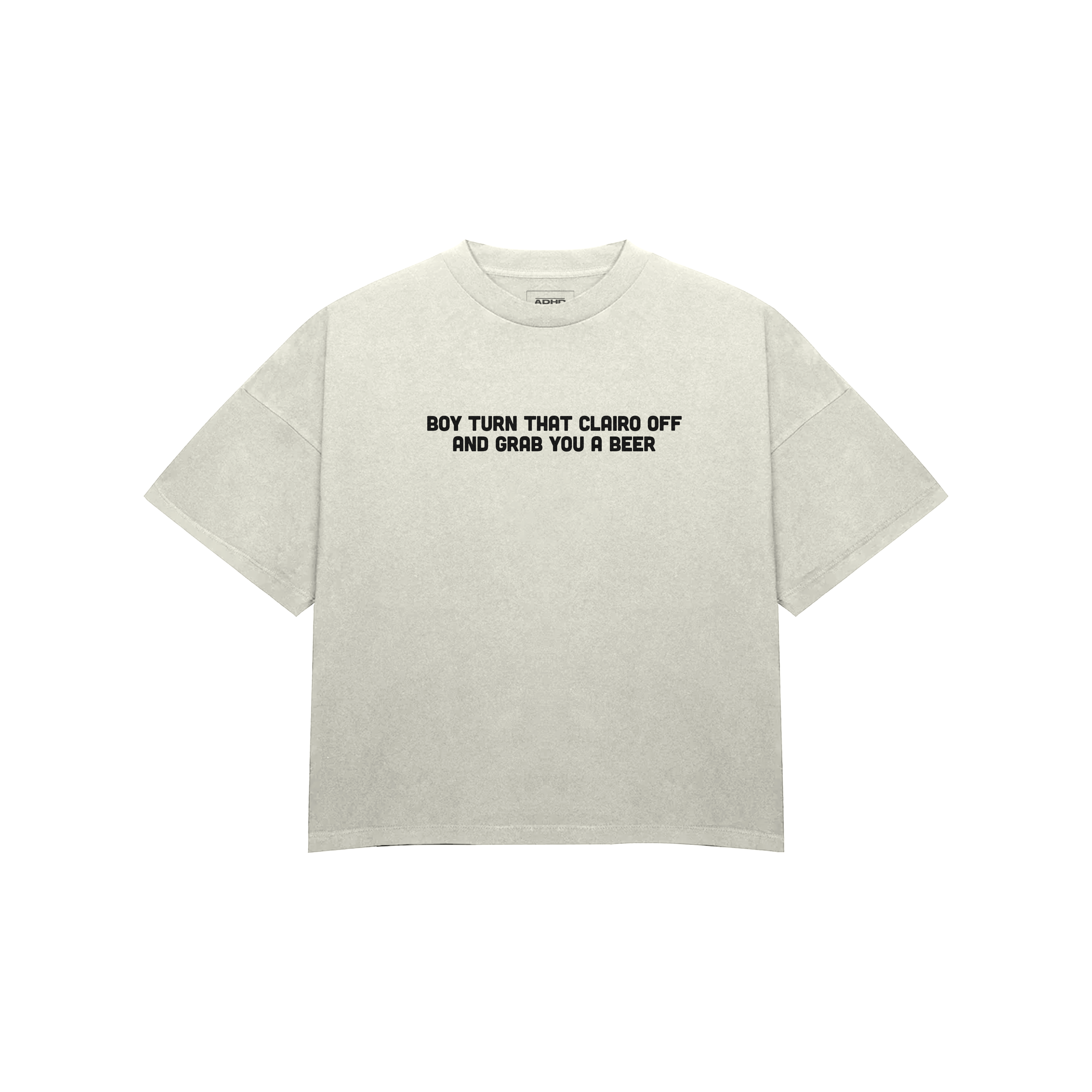 turn that clairo off heavyweight oversized t-shirt