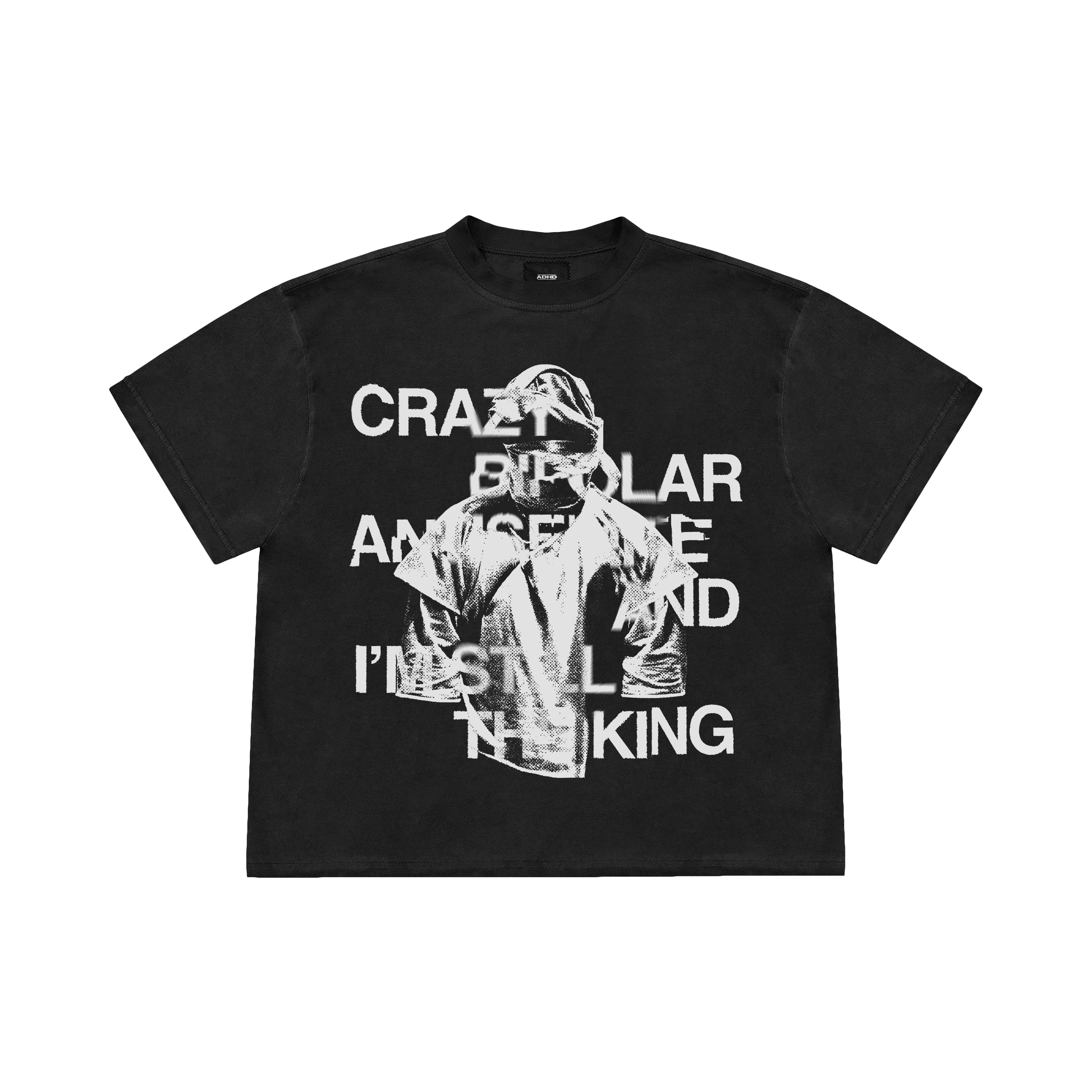 bipolar king boxy fit heavyweight t-shirt