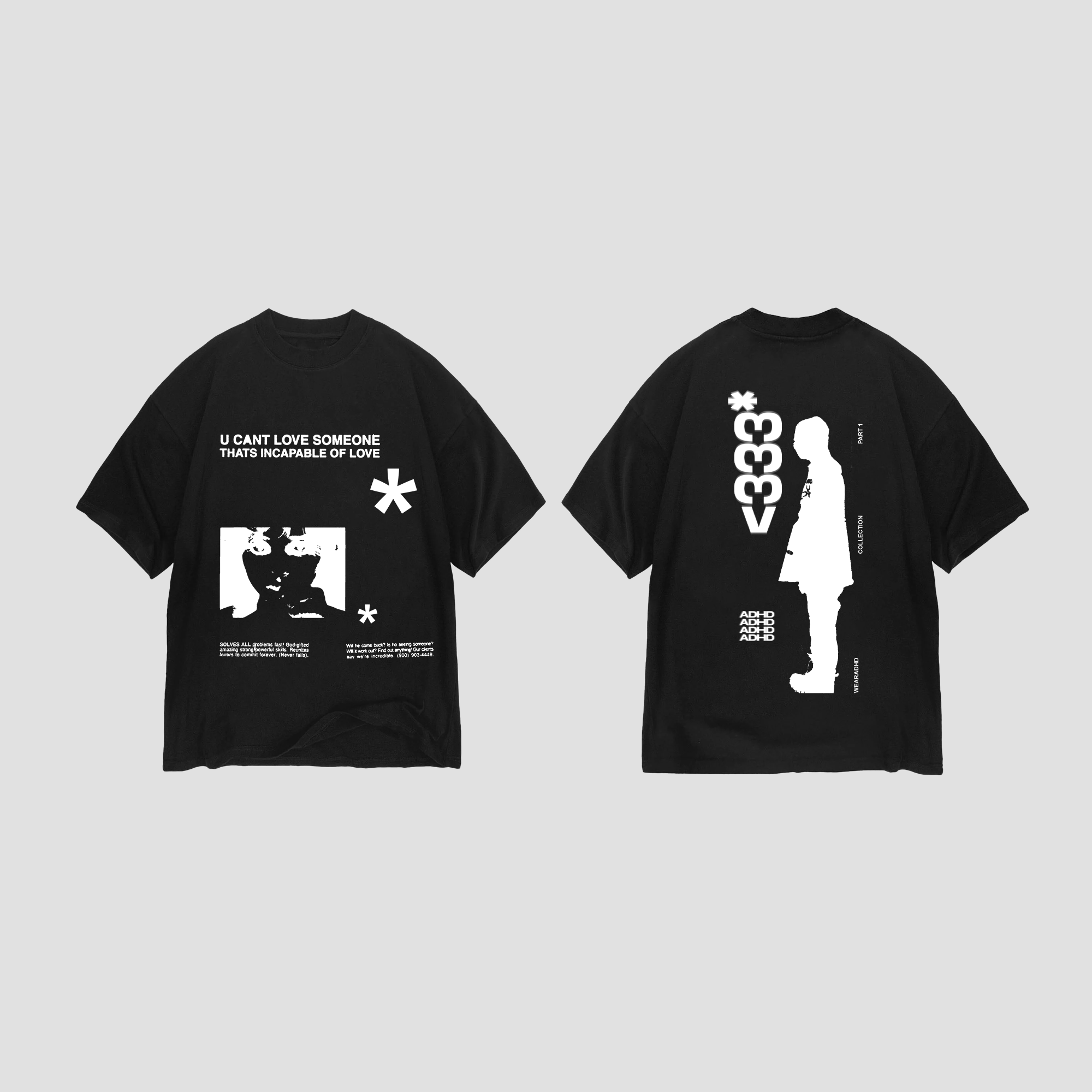 narcissist oversized tee