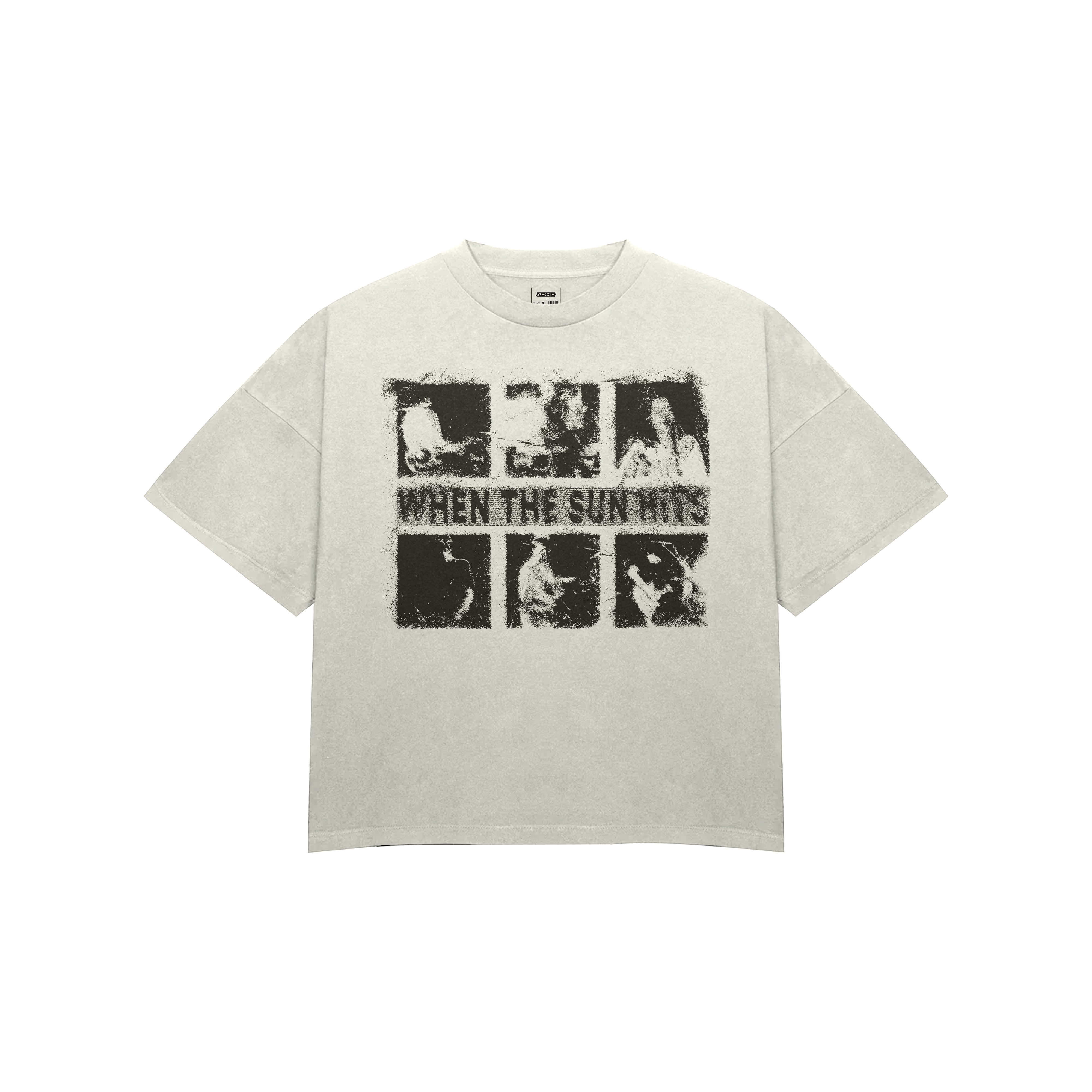 when the sun hits heavyweight oversized t-shirt