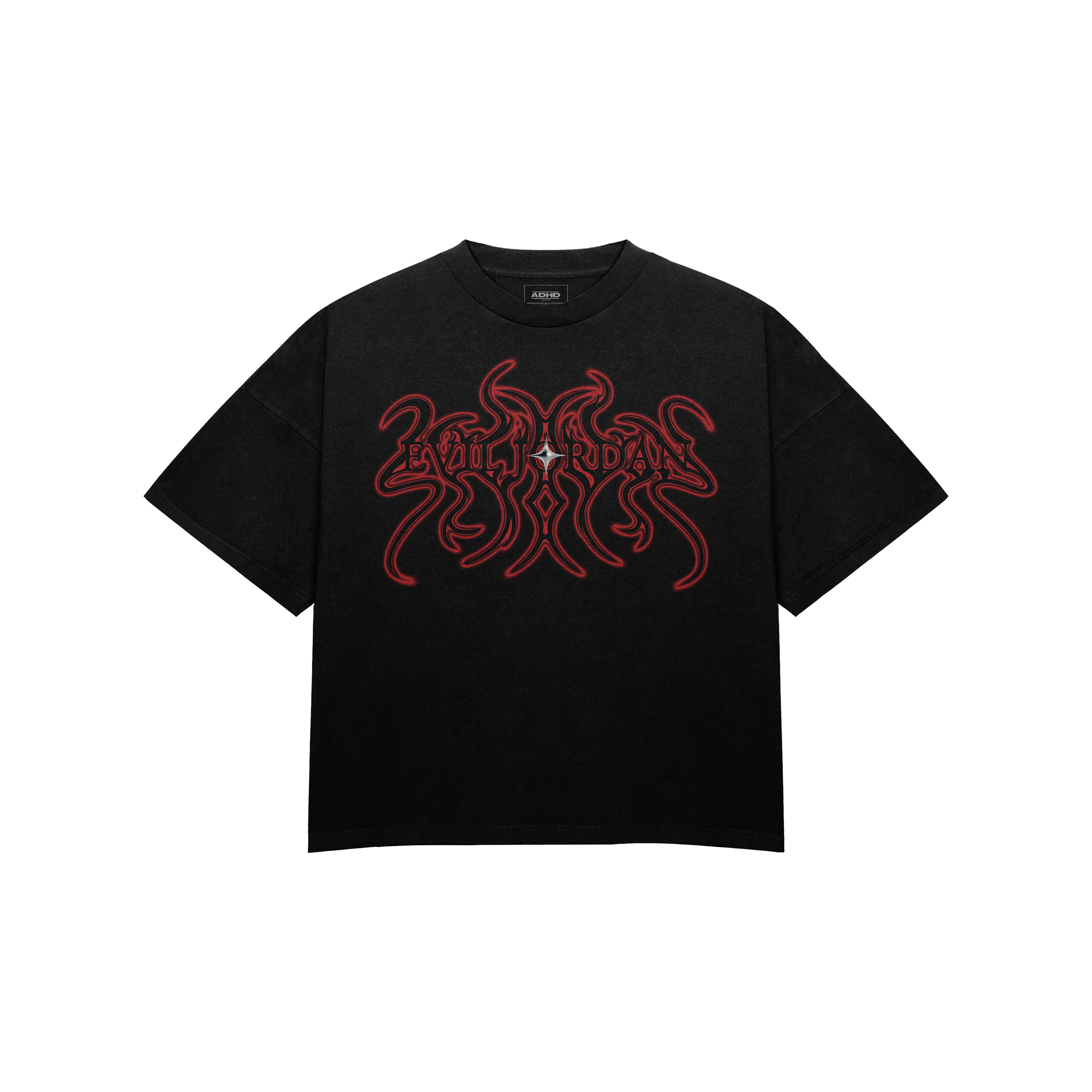 evil jordan oversized tee