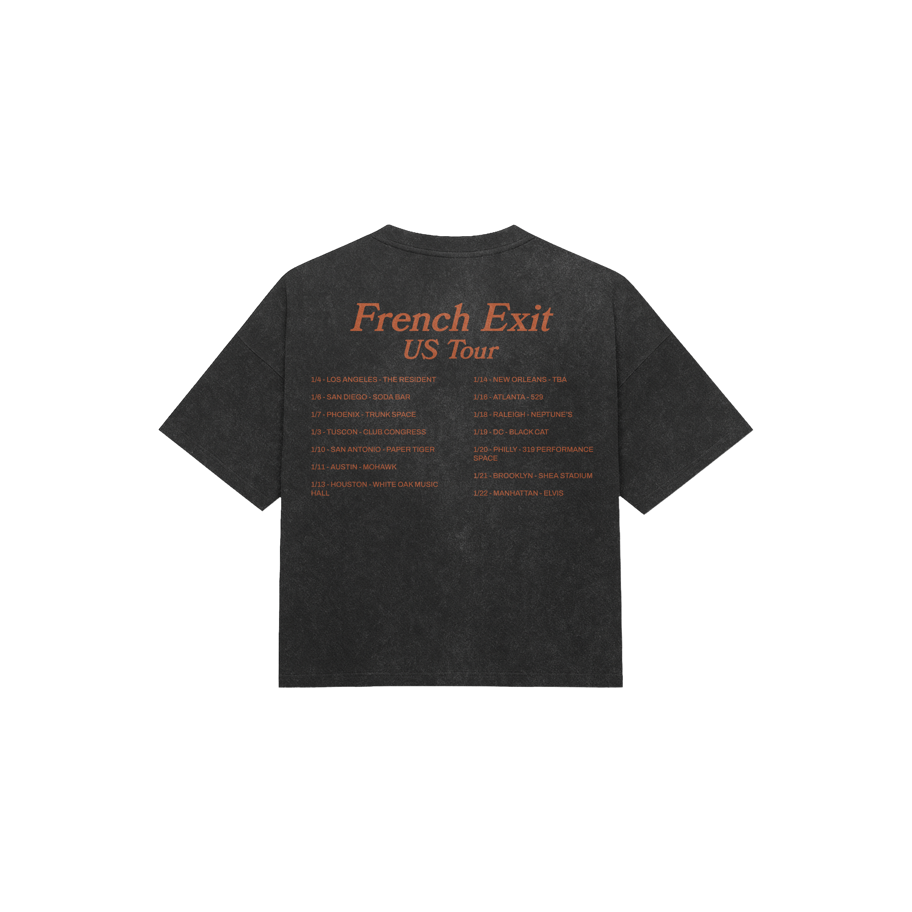 french exit washed v4 oversized tee