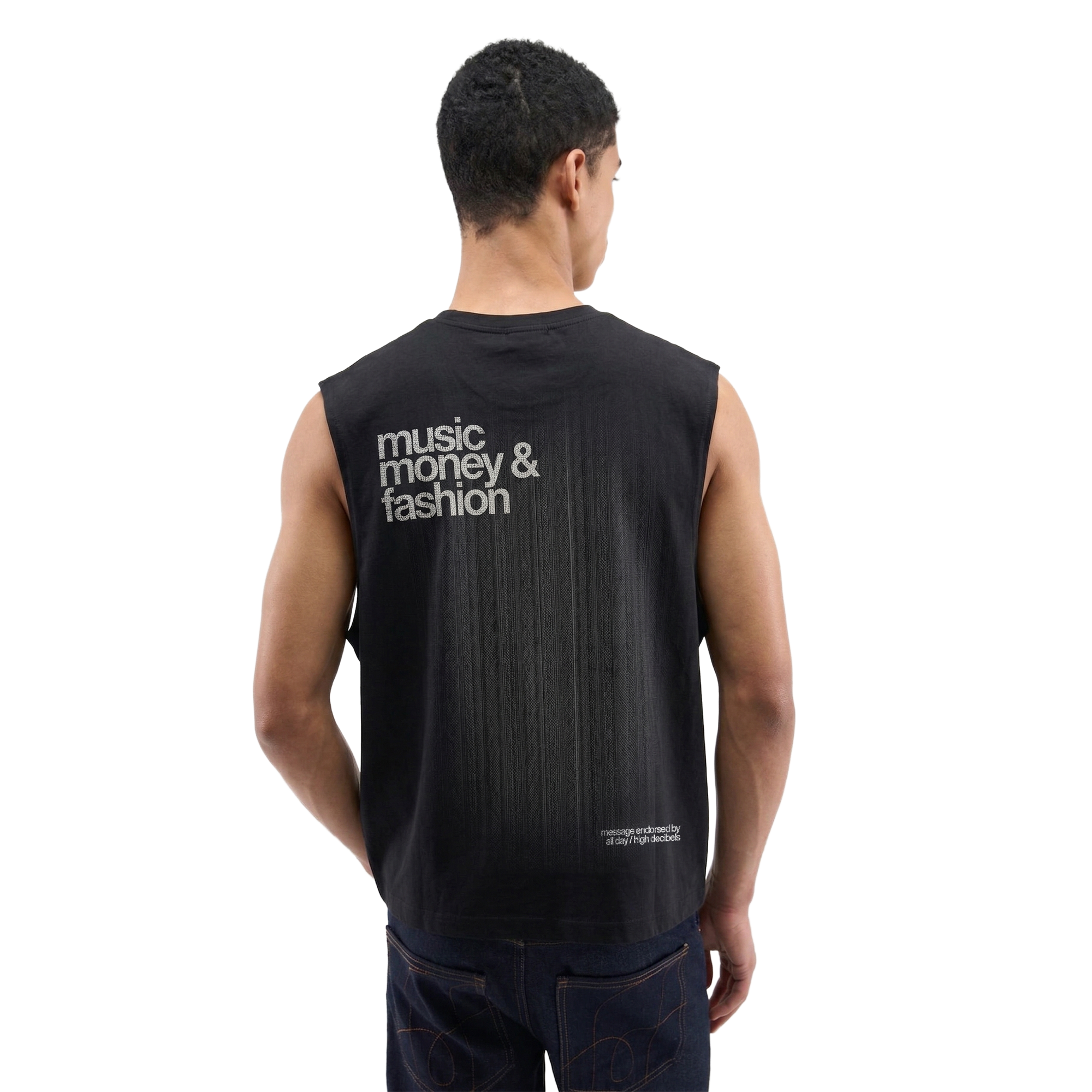 music money fashion oversized vest