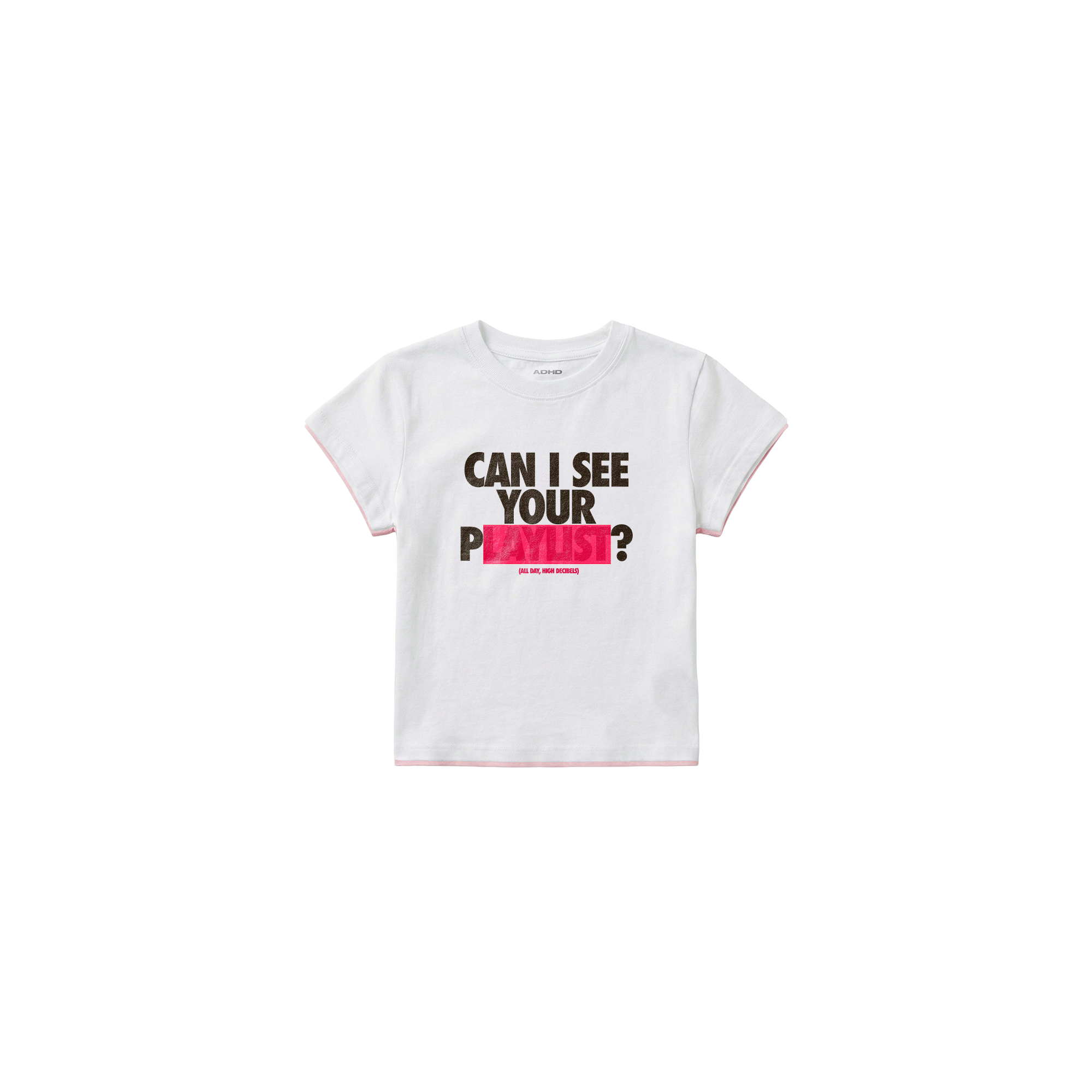 playlist baby tee