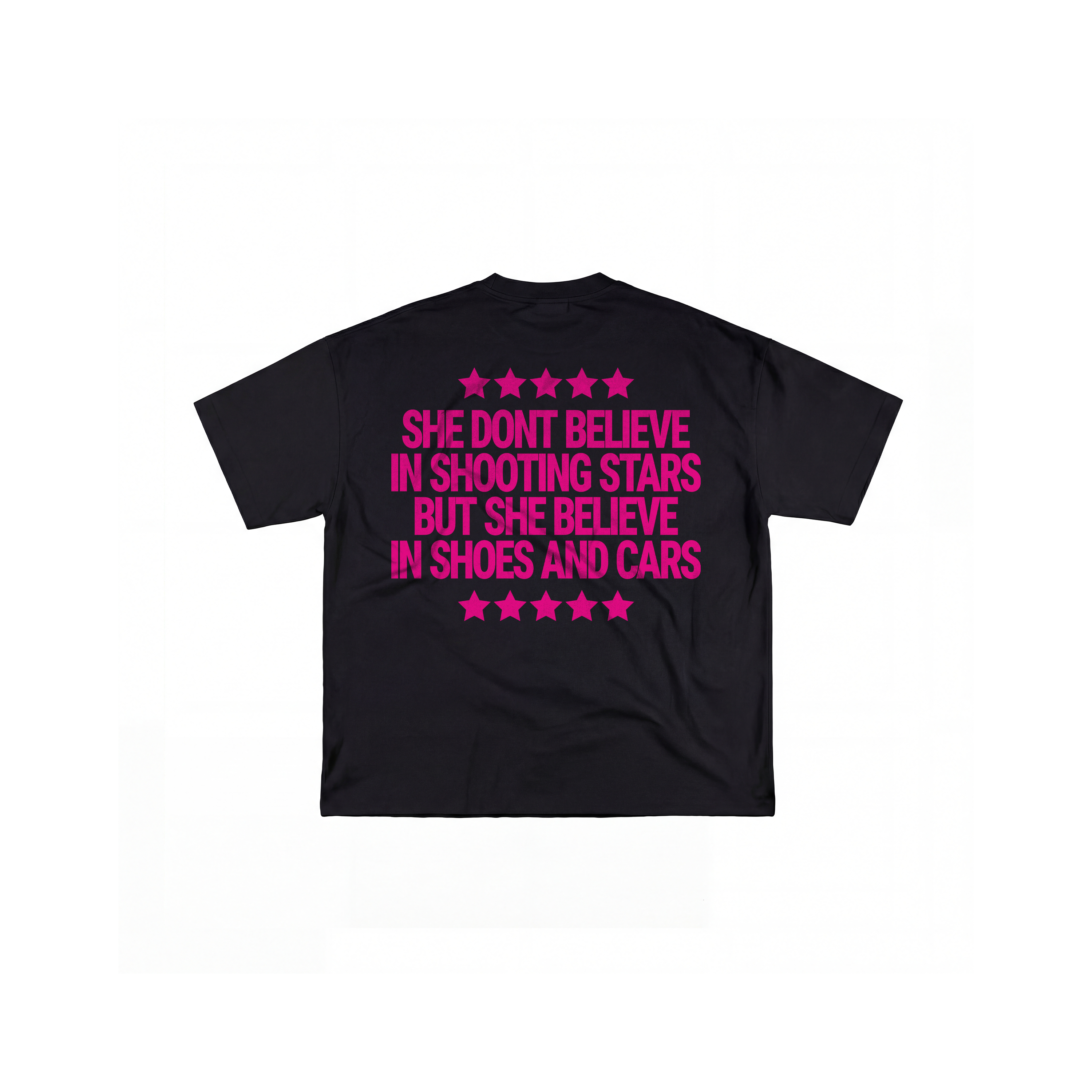 shooting stars oversized tee