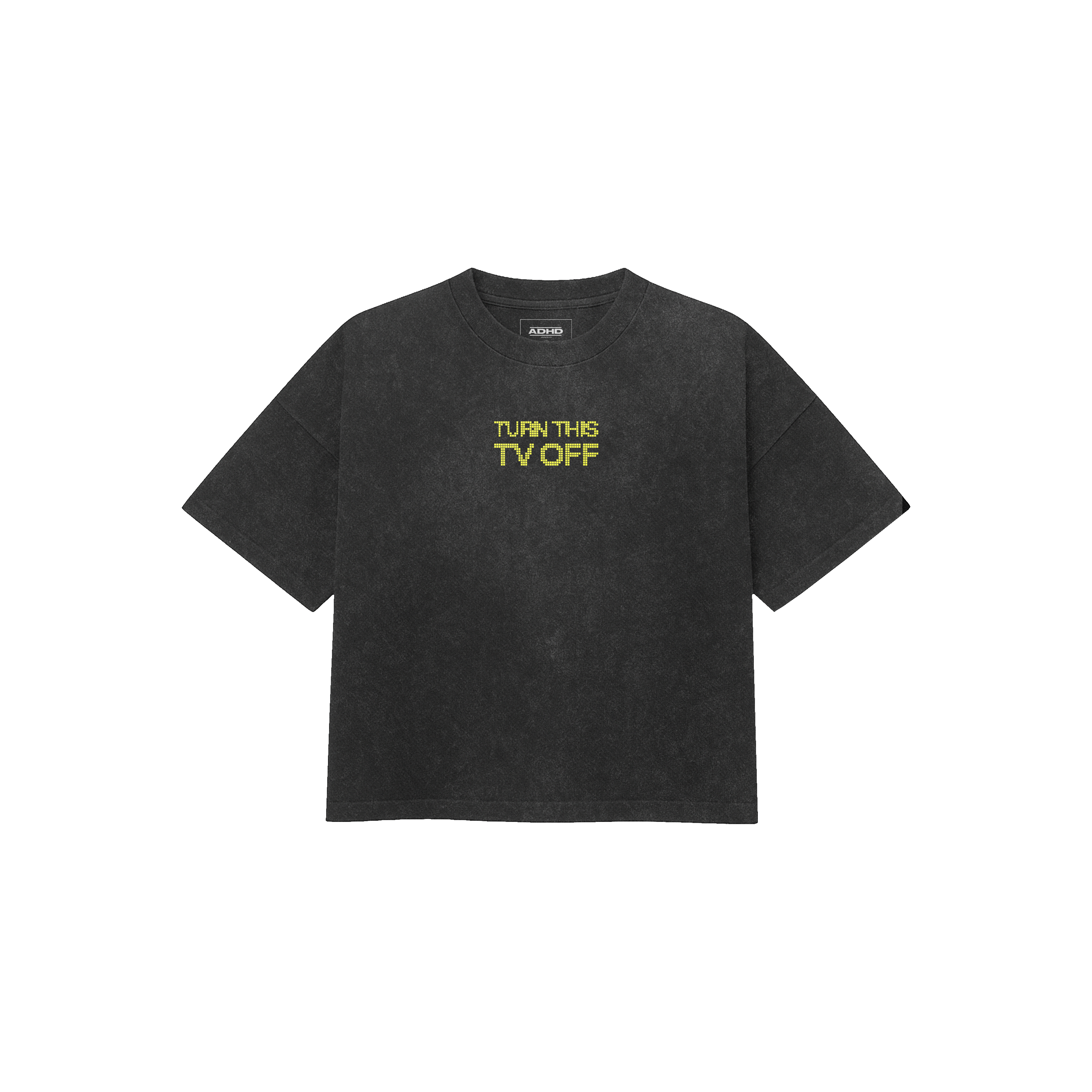 mustard washed v4 oversized tee