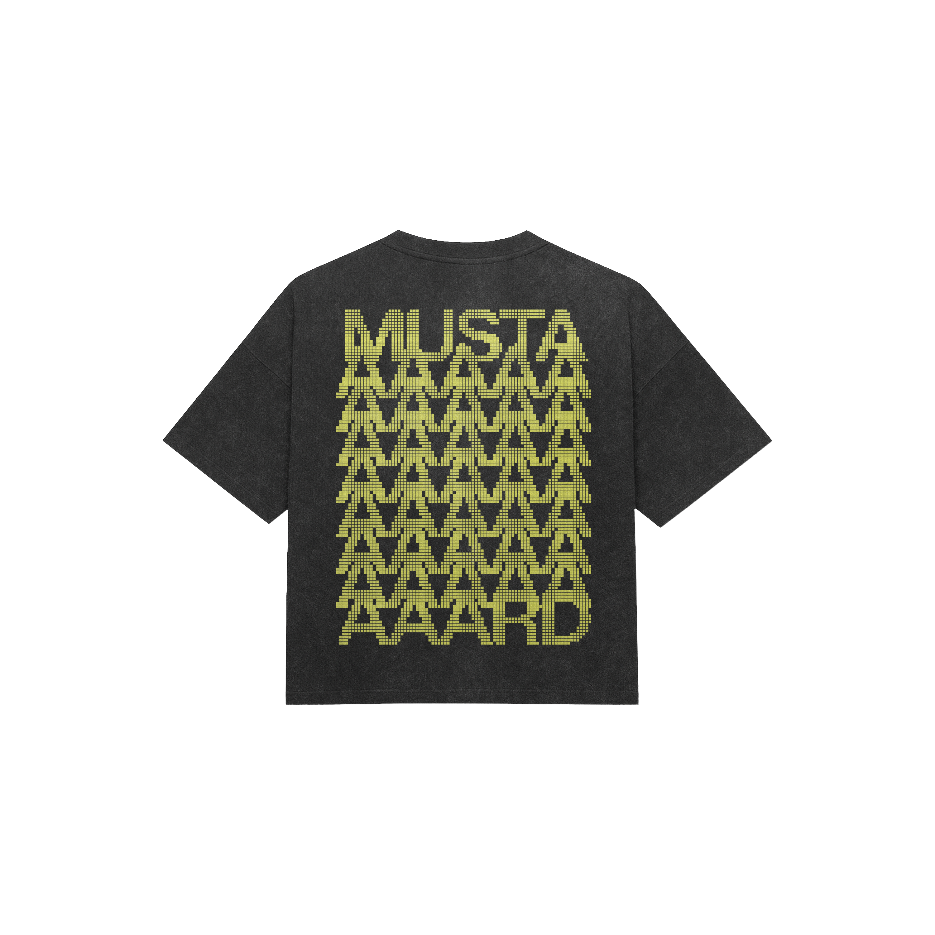 mustard washed v4 oversized tee