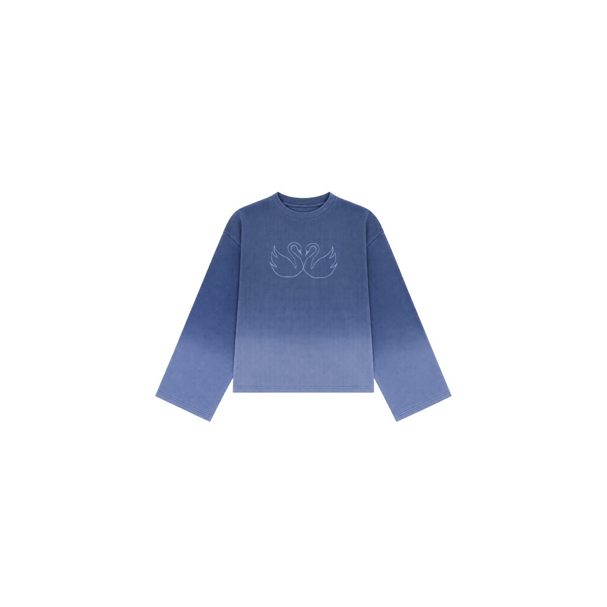 lost my mind waffle knit oversized long sleeve