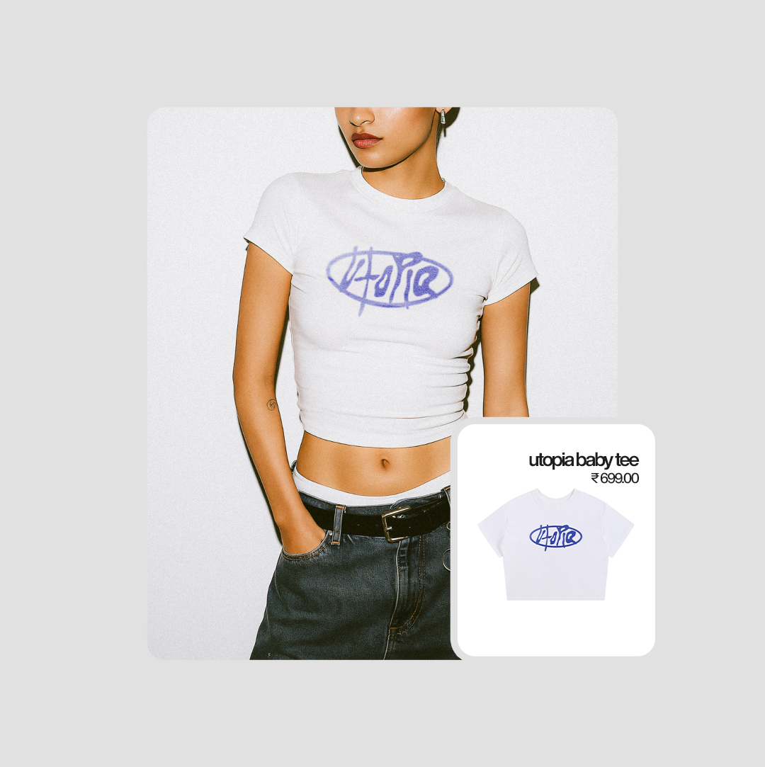 utopia baby tee
