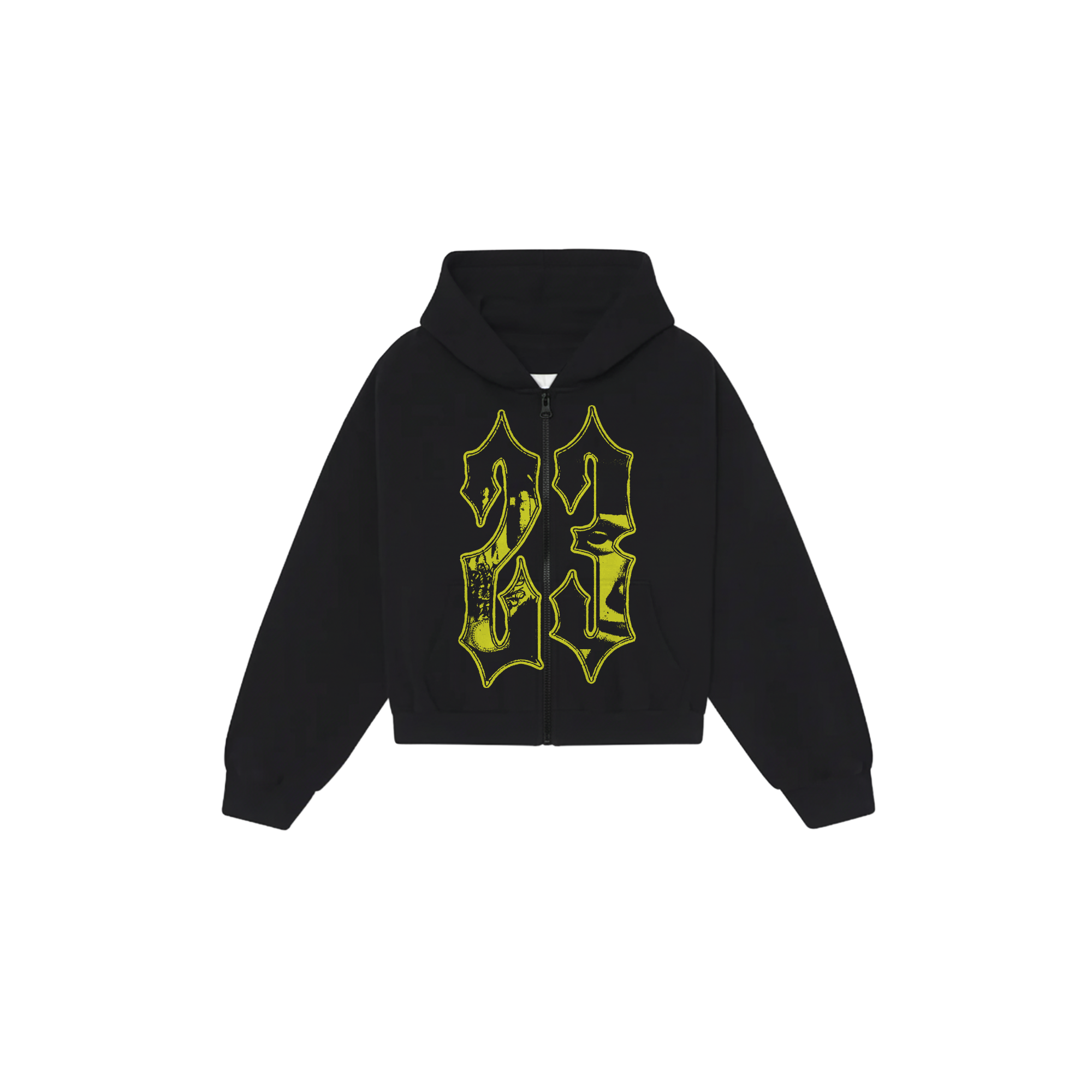 twenty three oversized zip-up hoodie