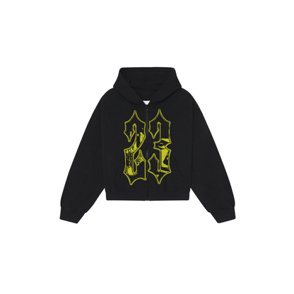 twenty three oversized zip-up hoodie