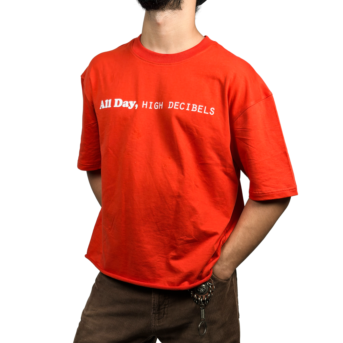channel adhd cropped tee
