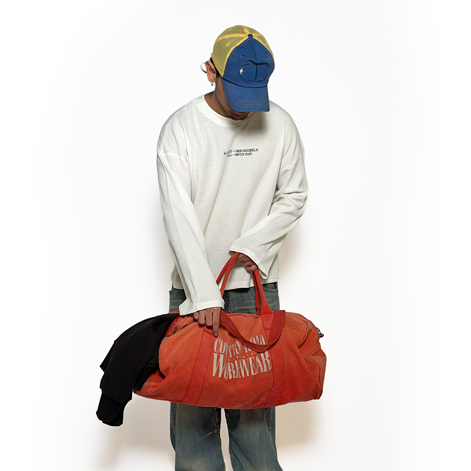 90210 waffle oversized full sleeve