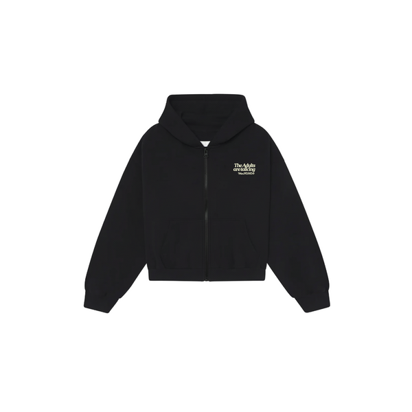 adults are talking oversized zip-up hoodie