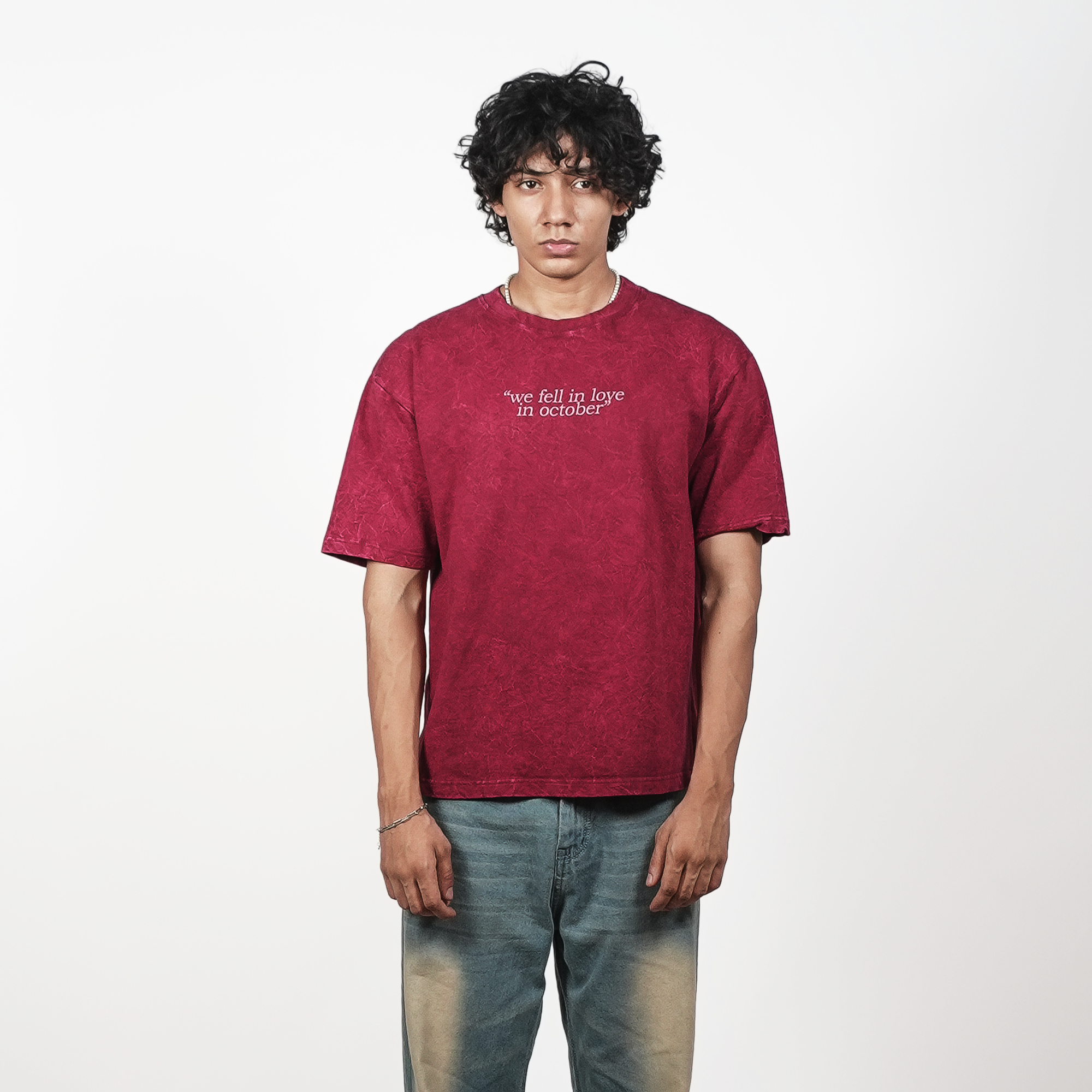 fell in love in oct v2 washed oversized tee