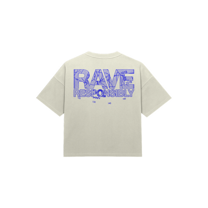 rave responsibly oversized tee