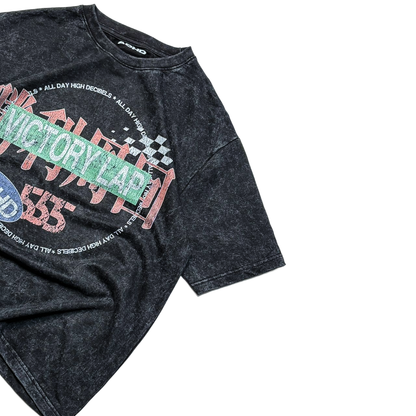 victory lap washed washed oversized tee
