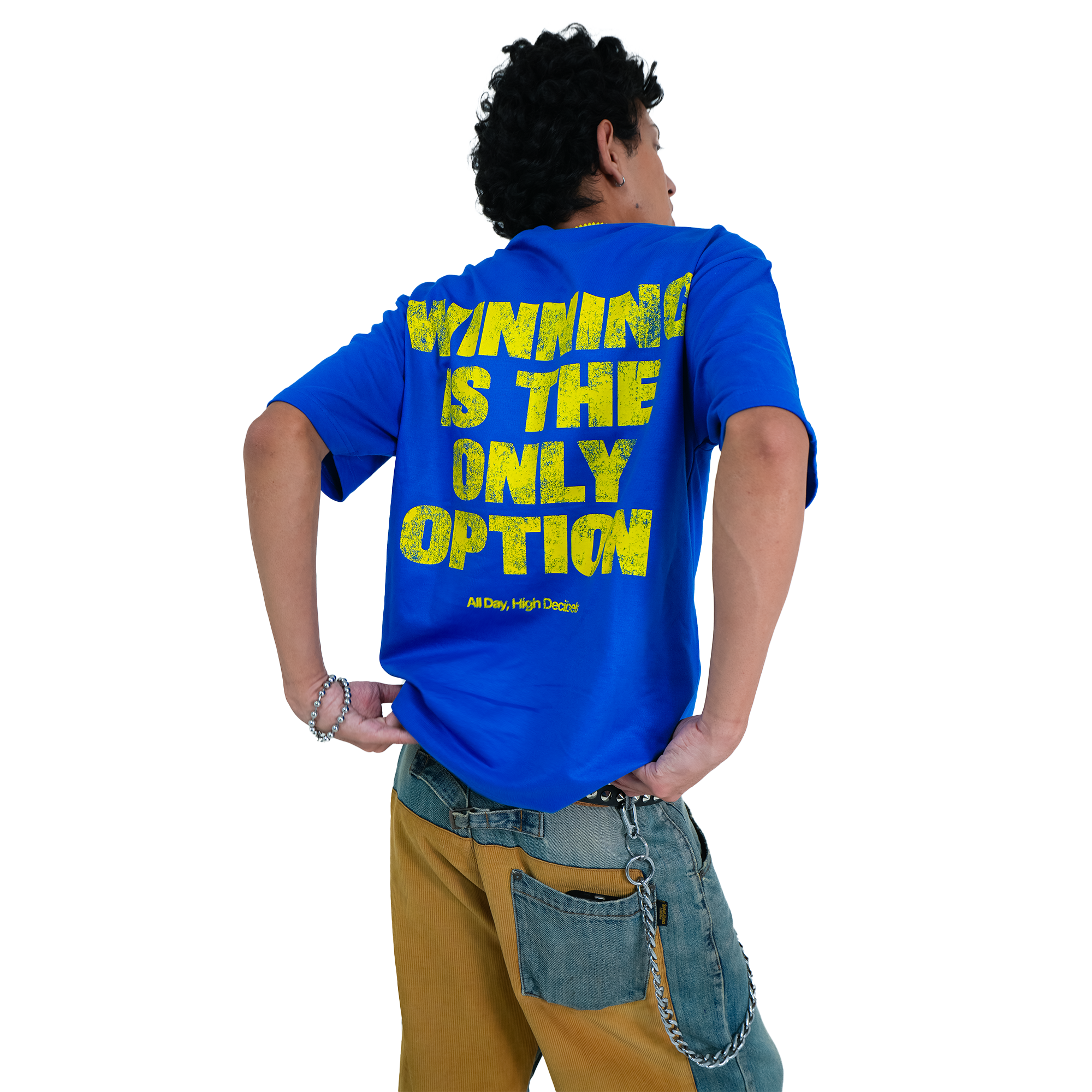 winning is the only option oversized tee