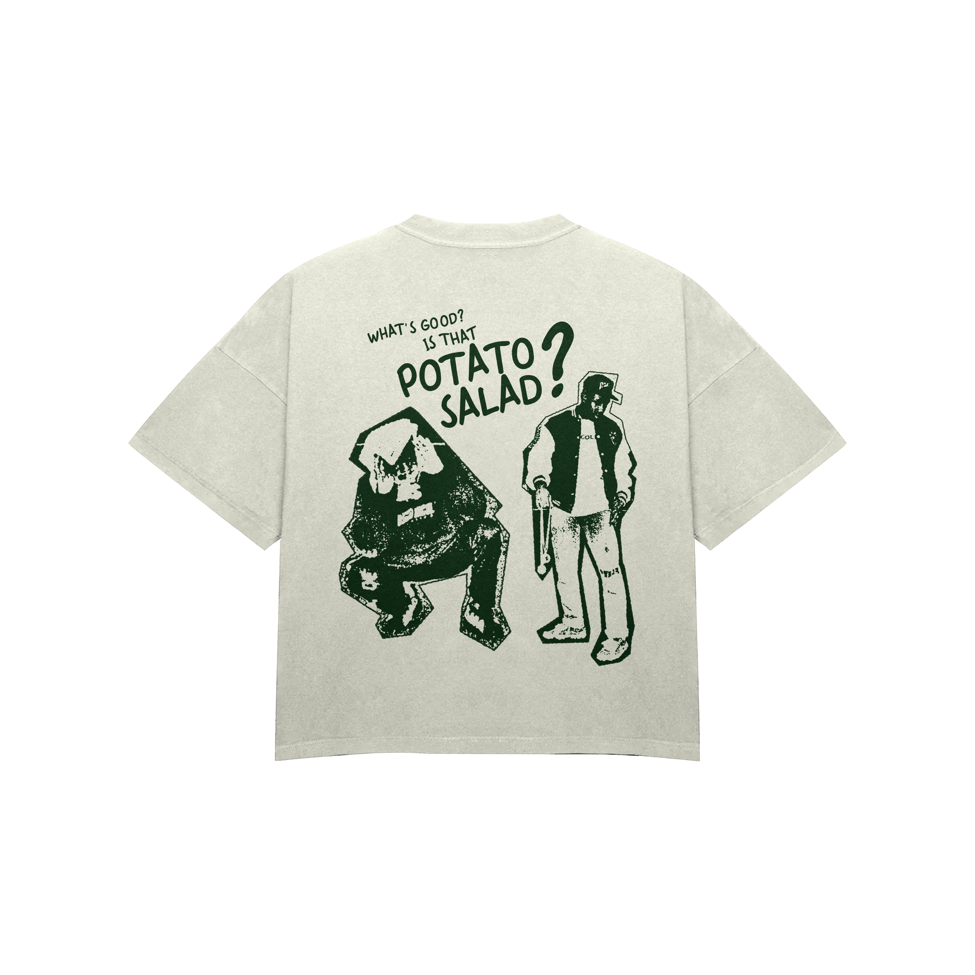potato salad oversized tee