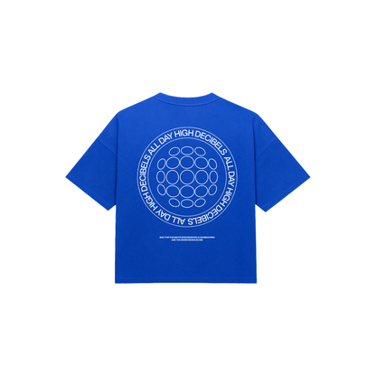 sunburn core logo oversized tee (royal blue)