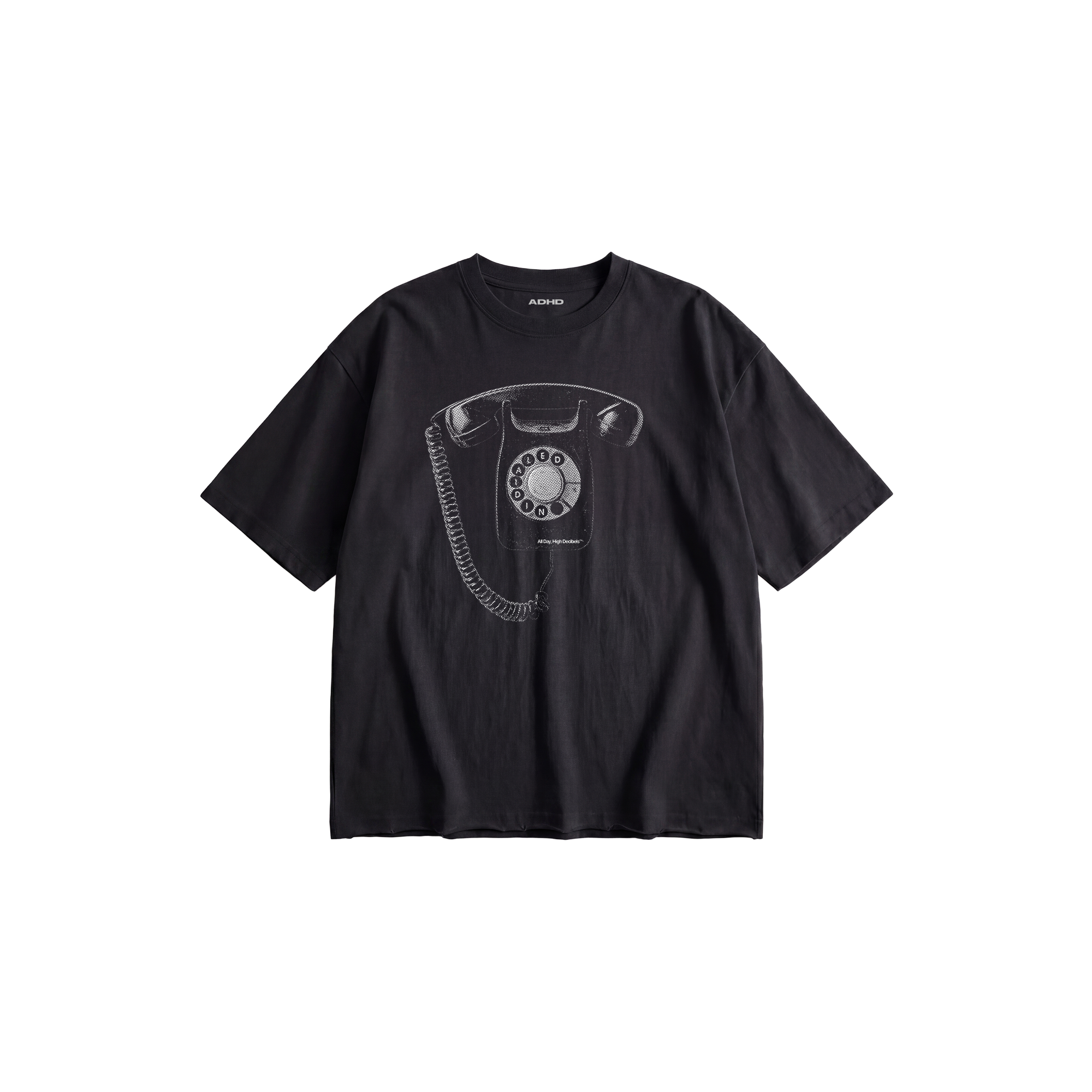 dialed in cropped tee