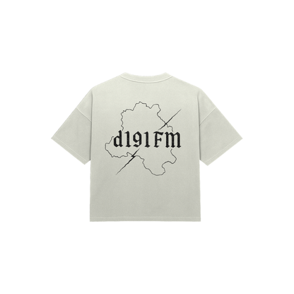 dl91 fm signal oversized tee