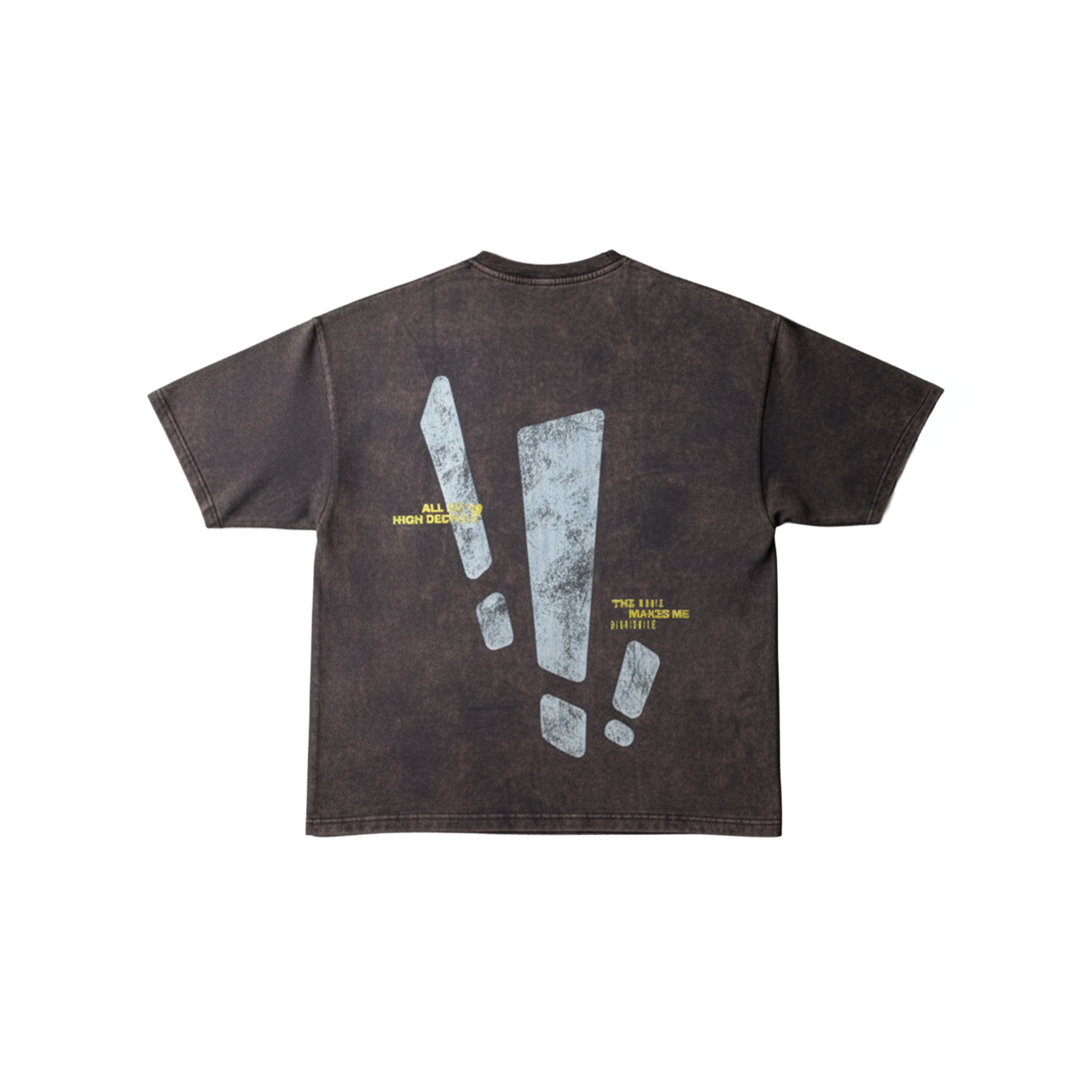 experimental rap washed oversized tee