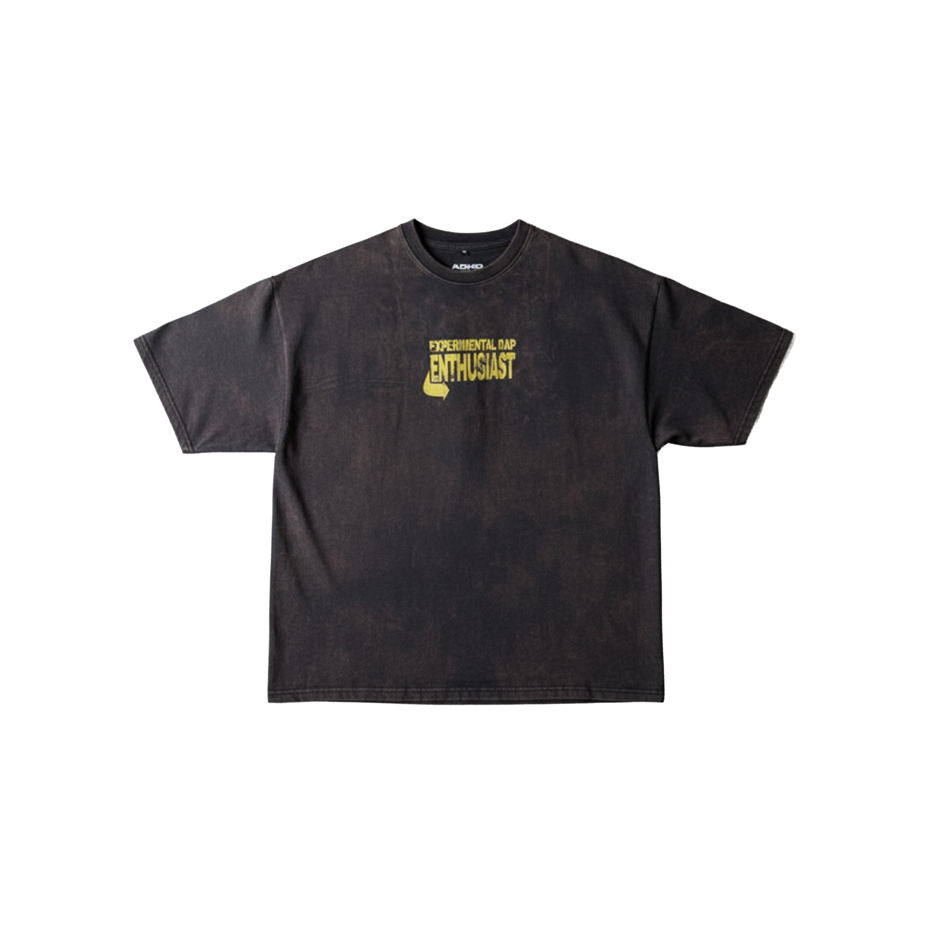 experimental rap washed oversized tee