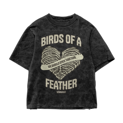 birds of a feather washed v2 tee