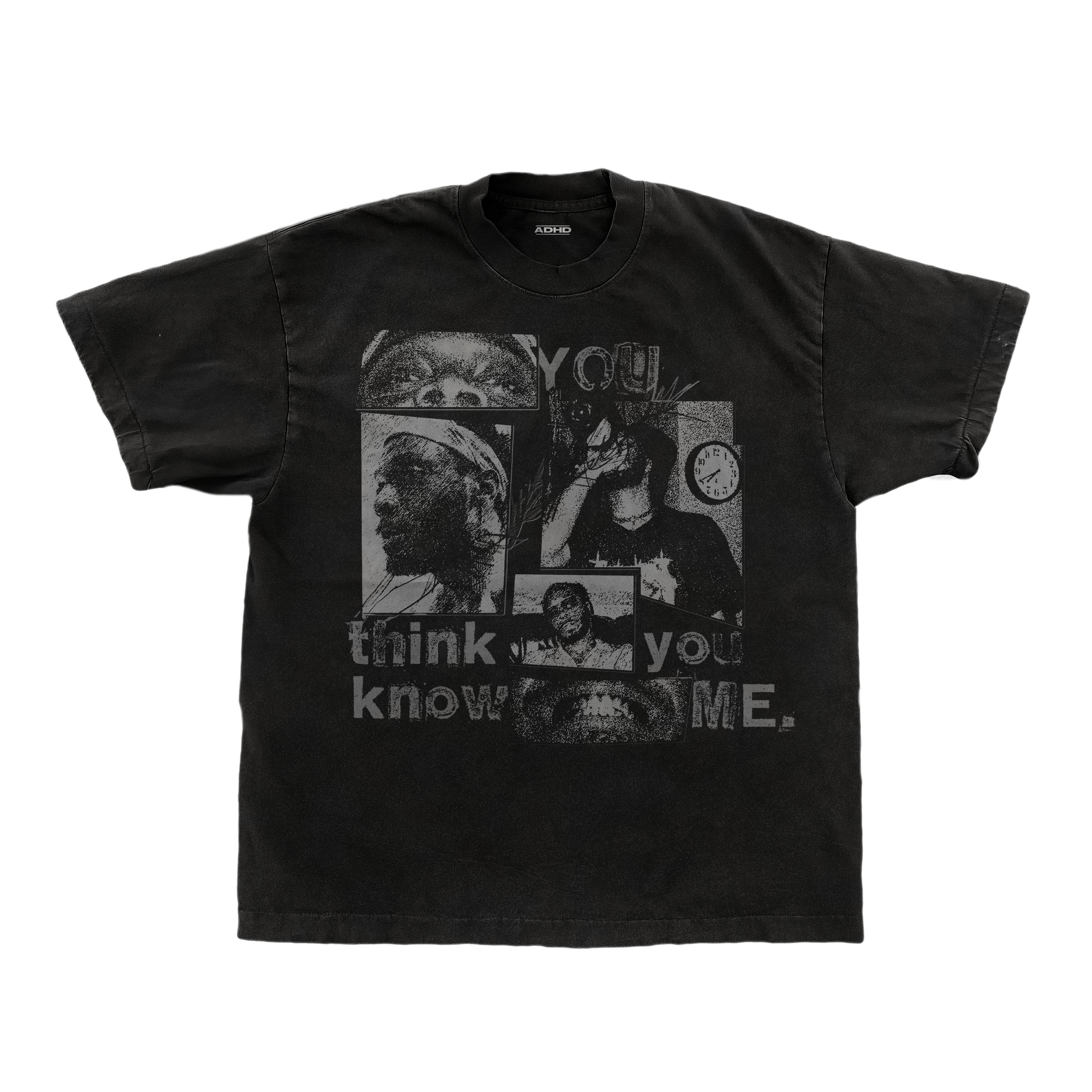 you think you know me oversized t-shirt