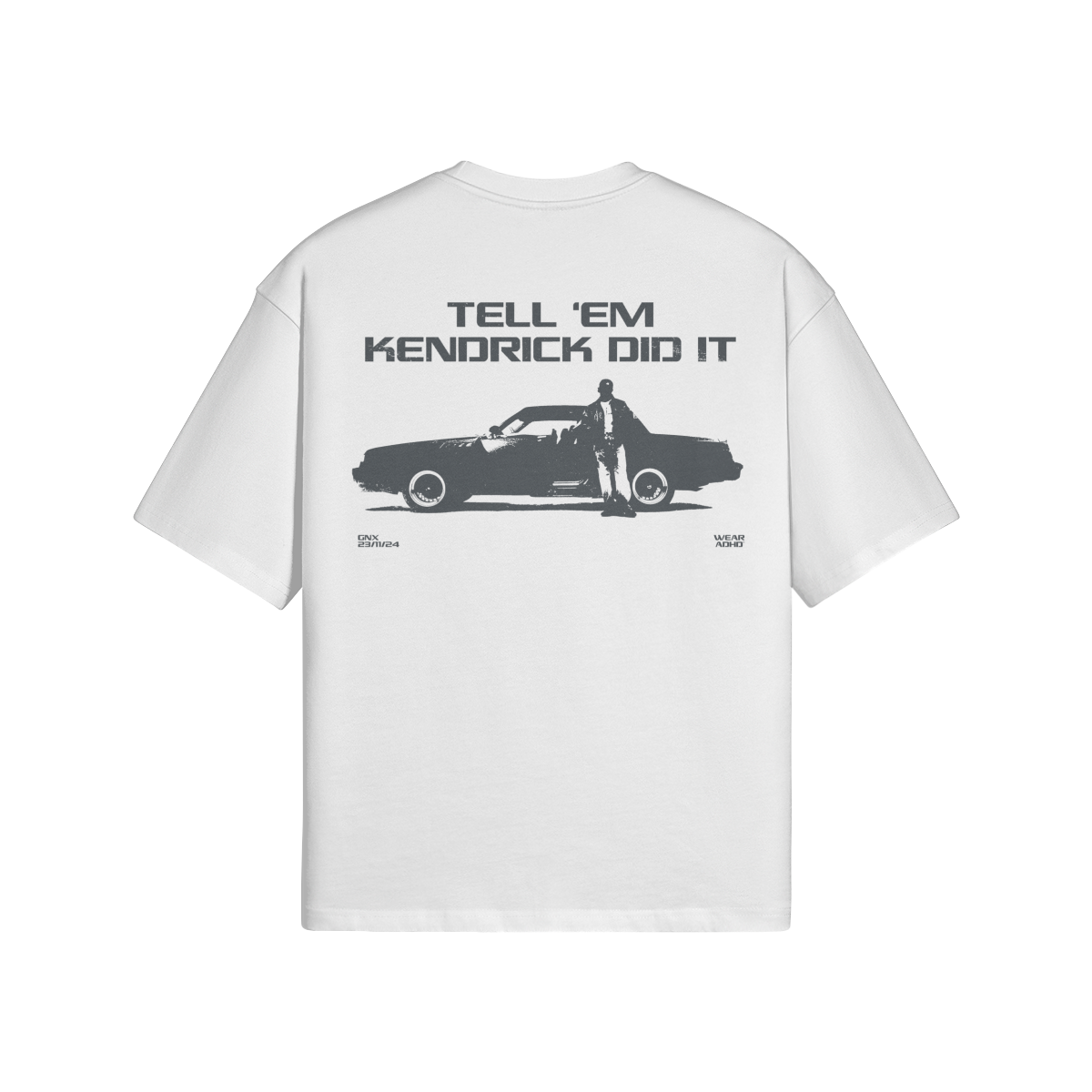 gnx kendrick oversized t-shirt