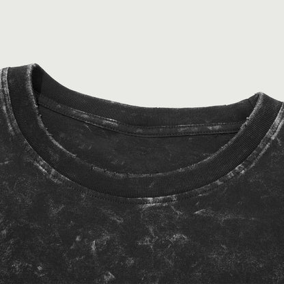 mustard washed v3 oversized tee
